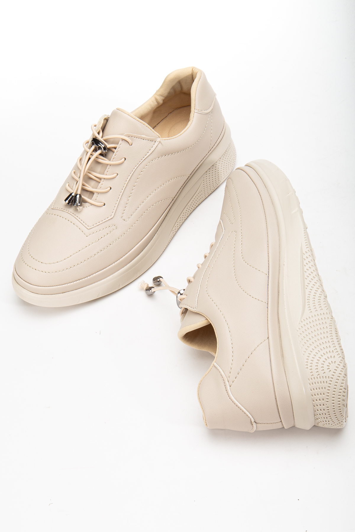 D12221 Günlük Ortopedik Kadın Sneaker Spor Ayakkabı - Görsel 3