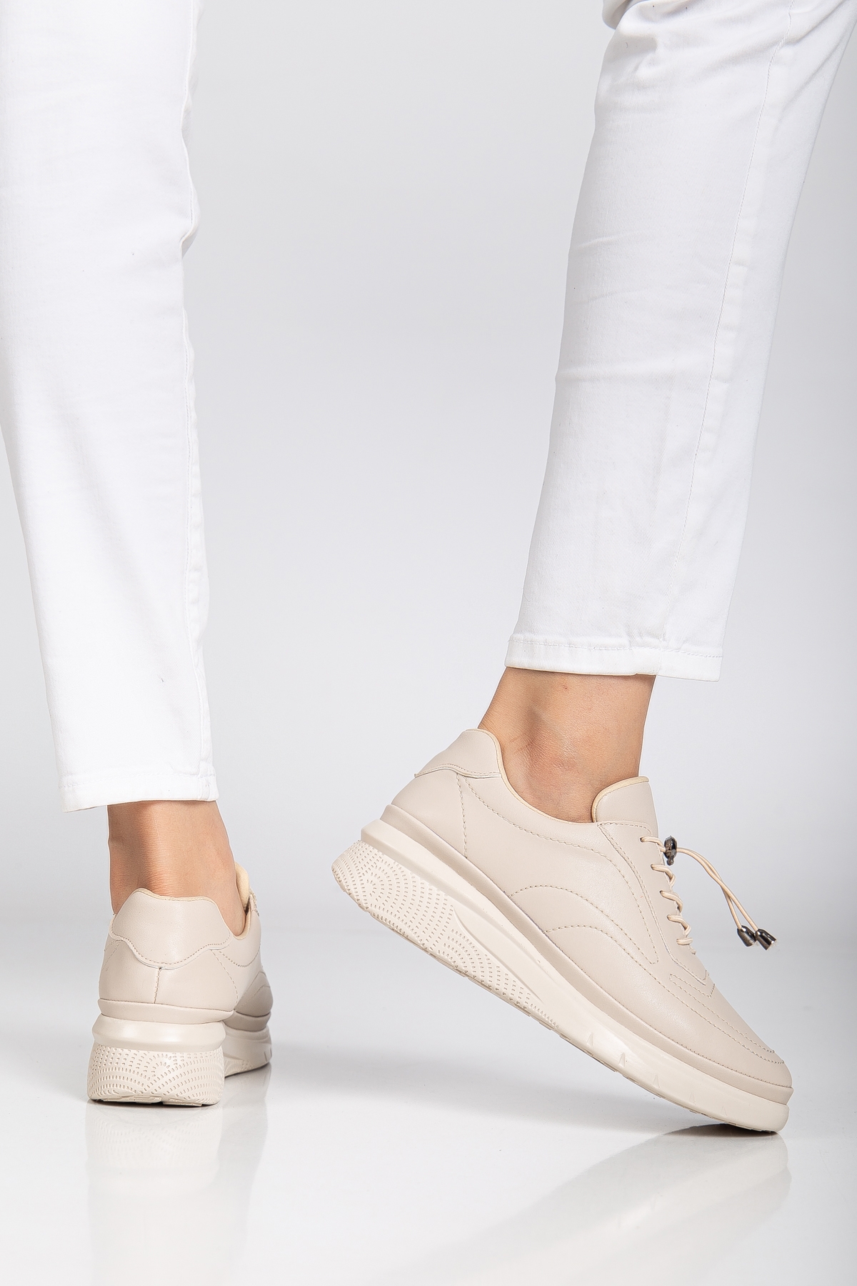 D12221 Günlük Ortopedik Kadın Sneaker Spor Ayakkabı - Görsel 4