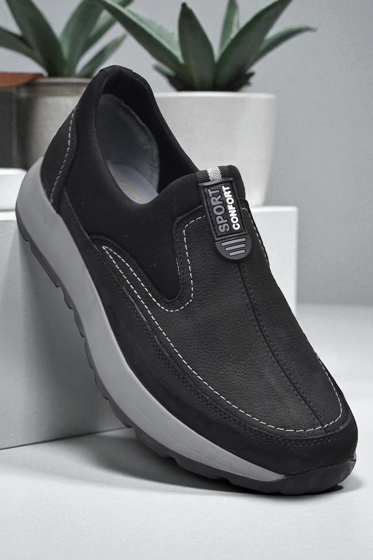 5501 Ortopedik Taban Hakiki Nubuk Deri Erkek Ayakkabı Mevsimlik Kışlık Erkek Ayakkabı - Görsel 4