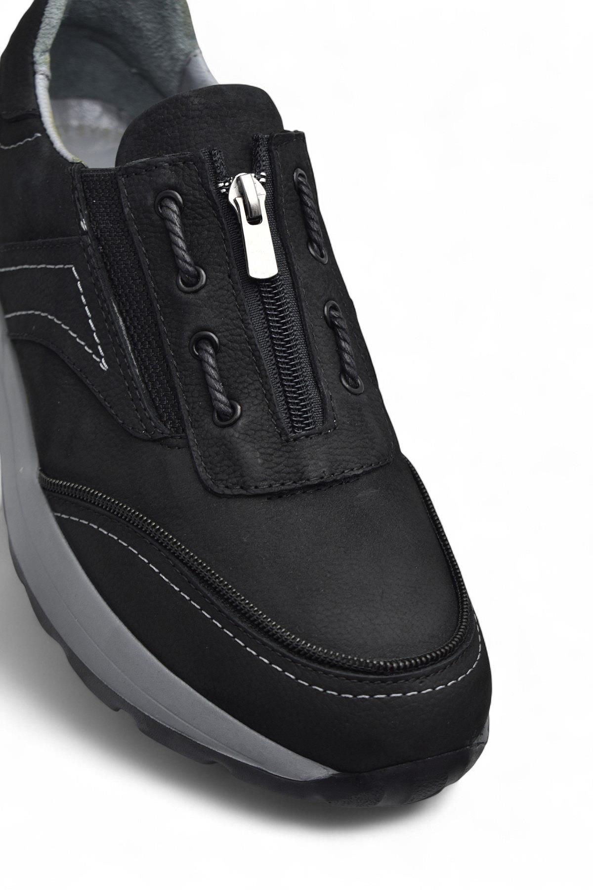 5210 Tam Ortopedik Taban Hakiki Nubuk Deri Erkek Ayakkabı Mevsimlik Erkek Ayakkabı - Görsel 6
