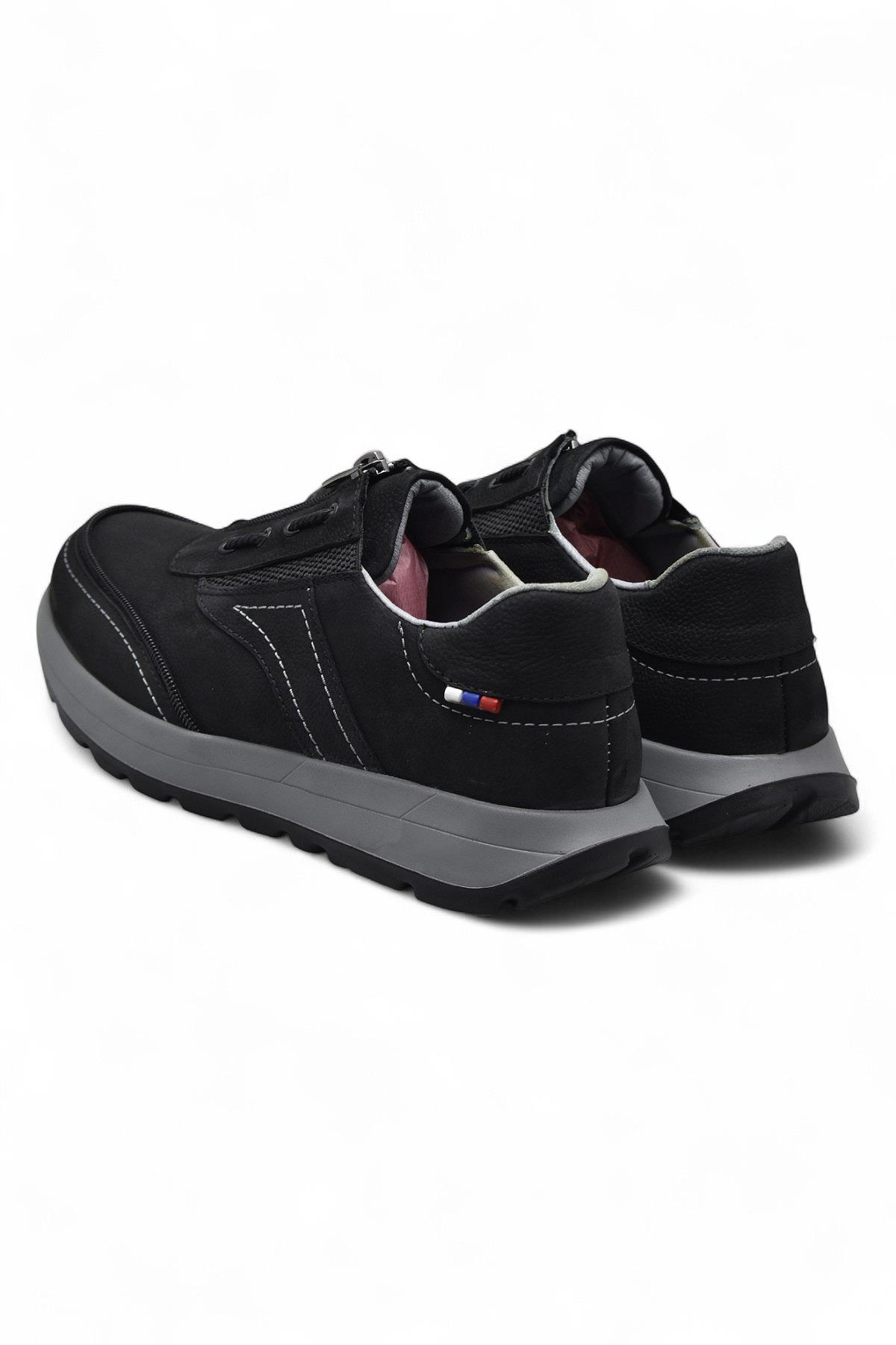 5210 Tam Ortopedik Taban Hakiki Nubuk Deri Erkek Ayakkabı Mevsimlik Erkek Ayakkabı - Görsel 7