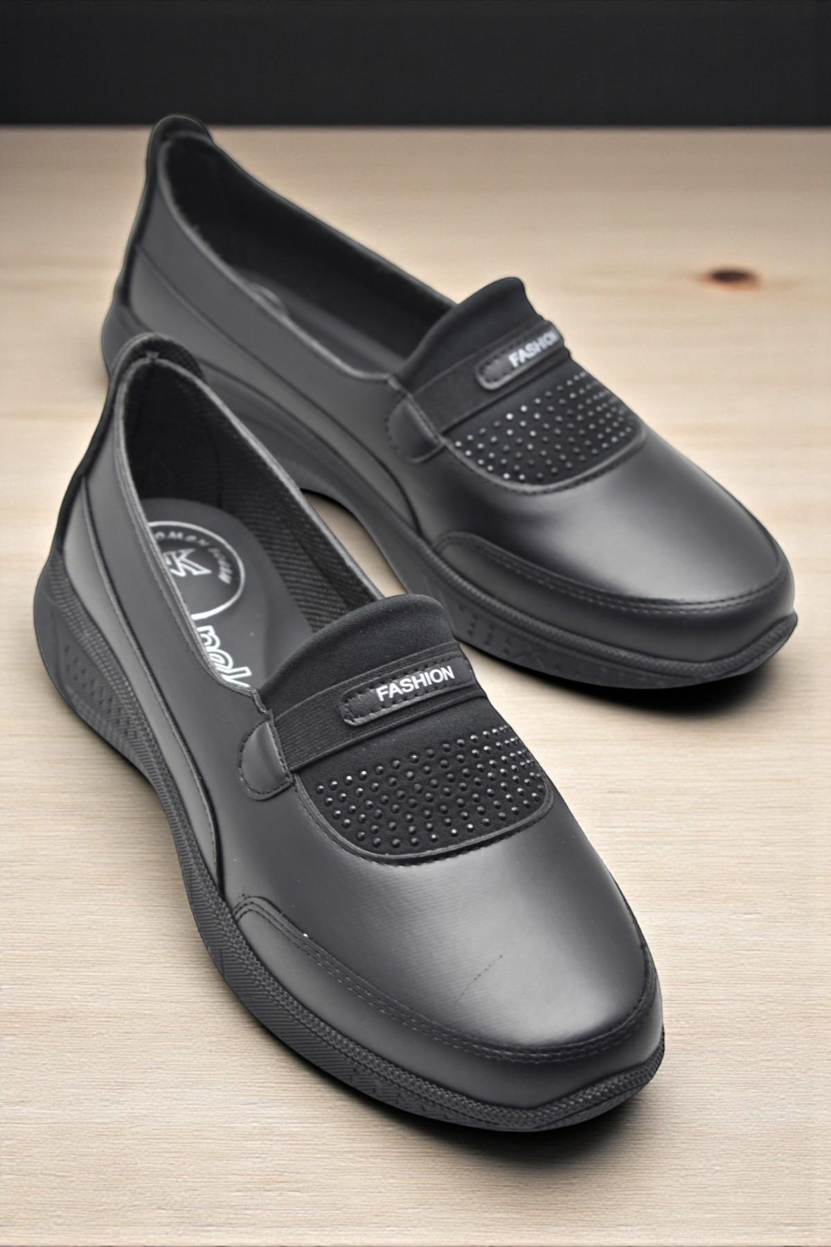 114 Ortopedik Taban Günlük Kadın Ayakkabı Babet Casual Günlük Ayakkabı - Görsel 2