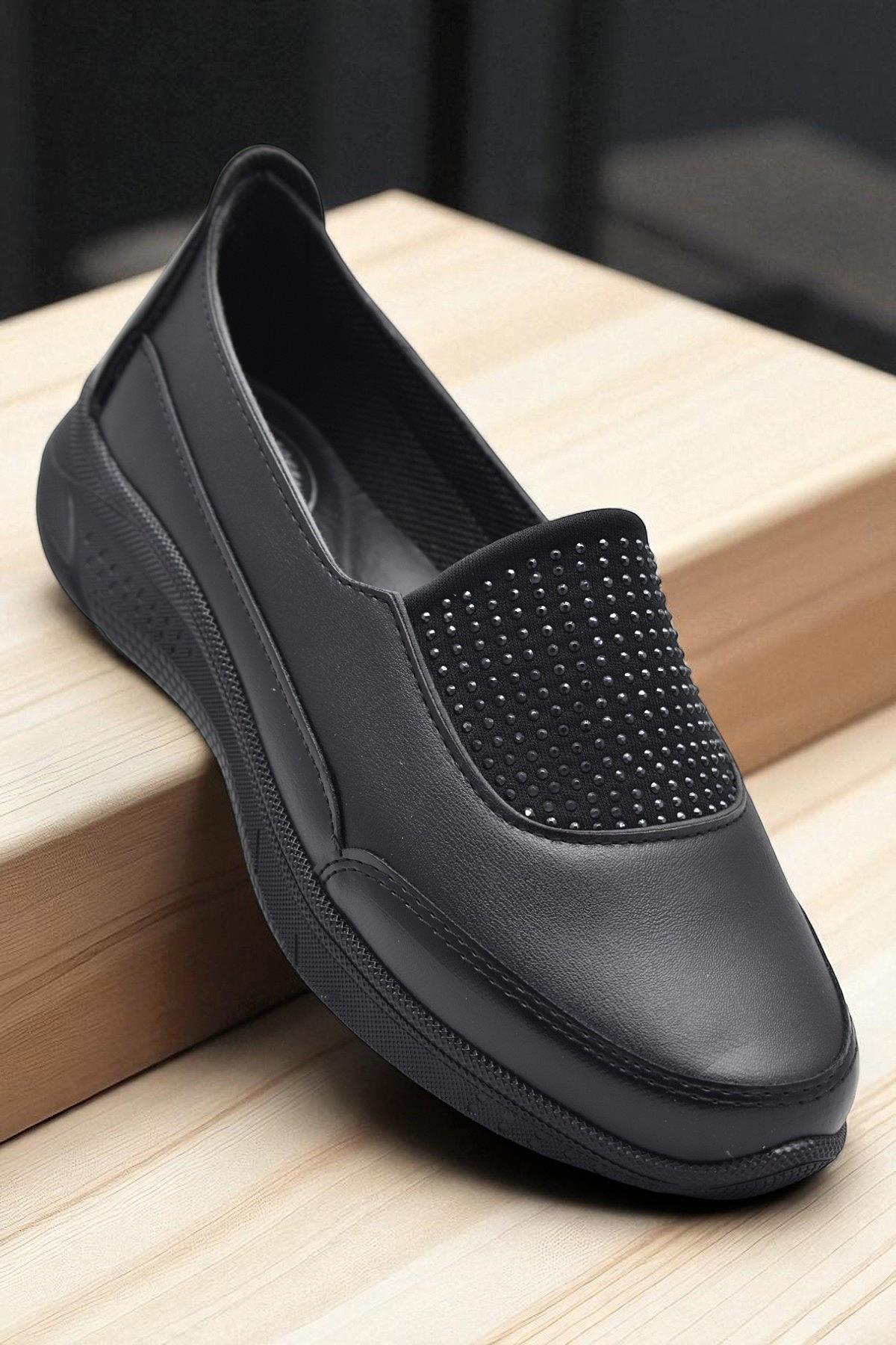 111 Ortopedik Taban Günlük Kadın Ayakkabı Babet Casual Günlük Ayakkabı - Görsel 4