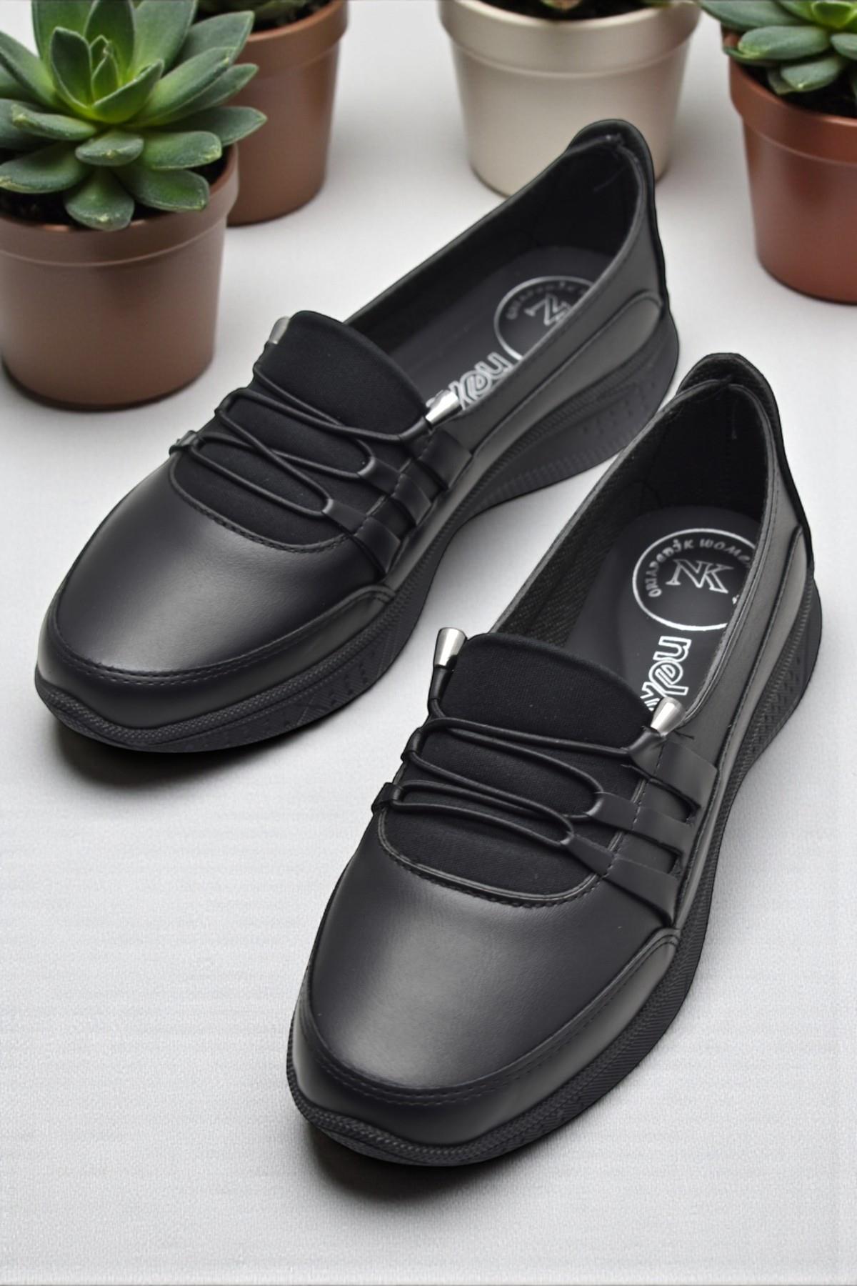 112 Ortopedik Taban Günlük Kadın Ayakkabı Babet Casual Günlük Ayakkabı - Görsel 5