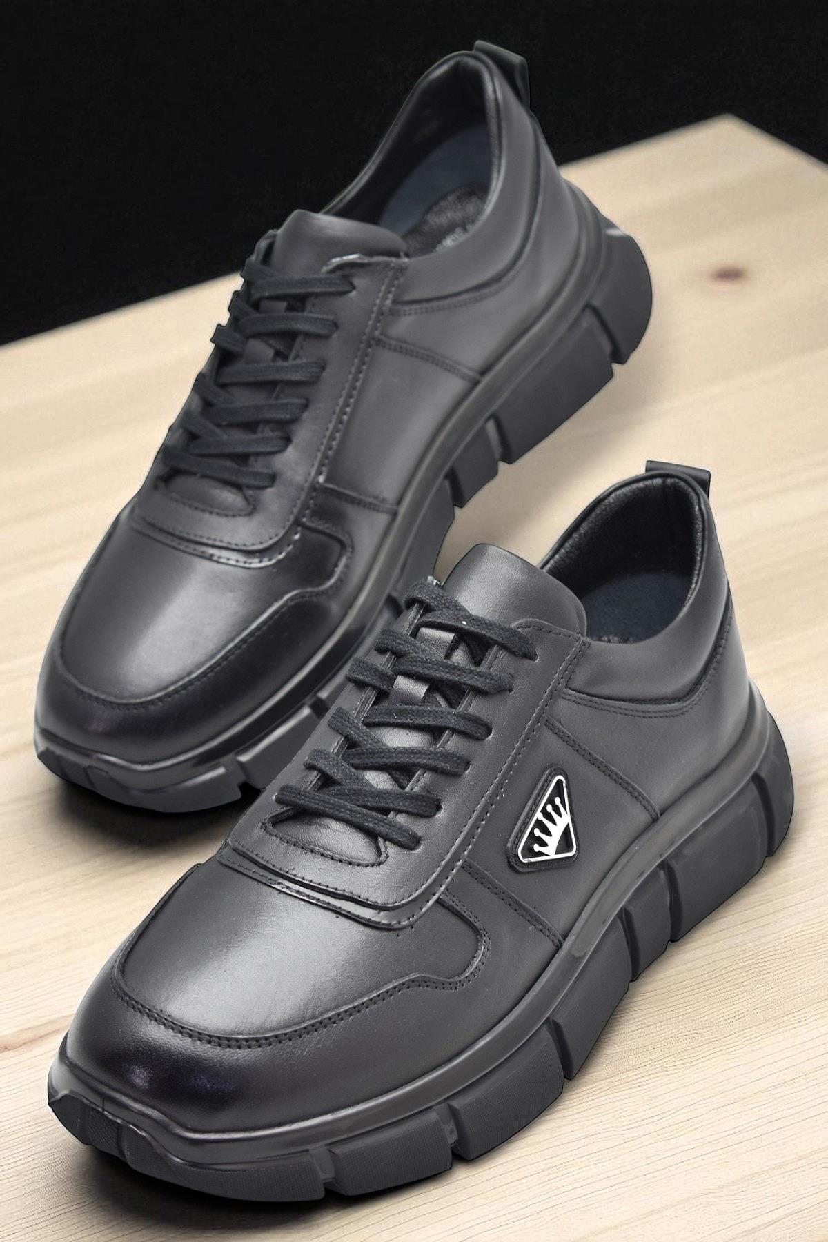 1239 Ortopedik Taban Hakiki Deri Erkek Ayakkabı Mevsimlik Kışlık Erkek Ayakkabı - Görsel 3
