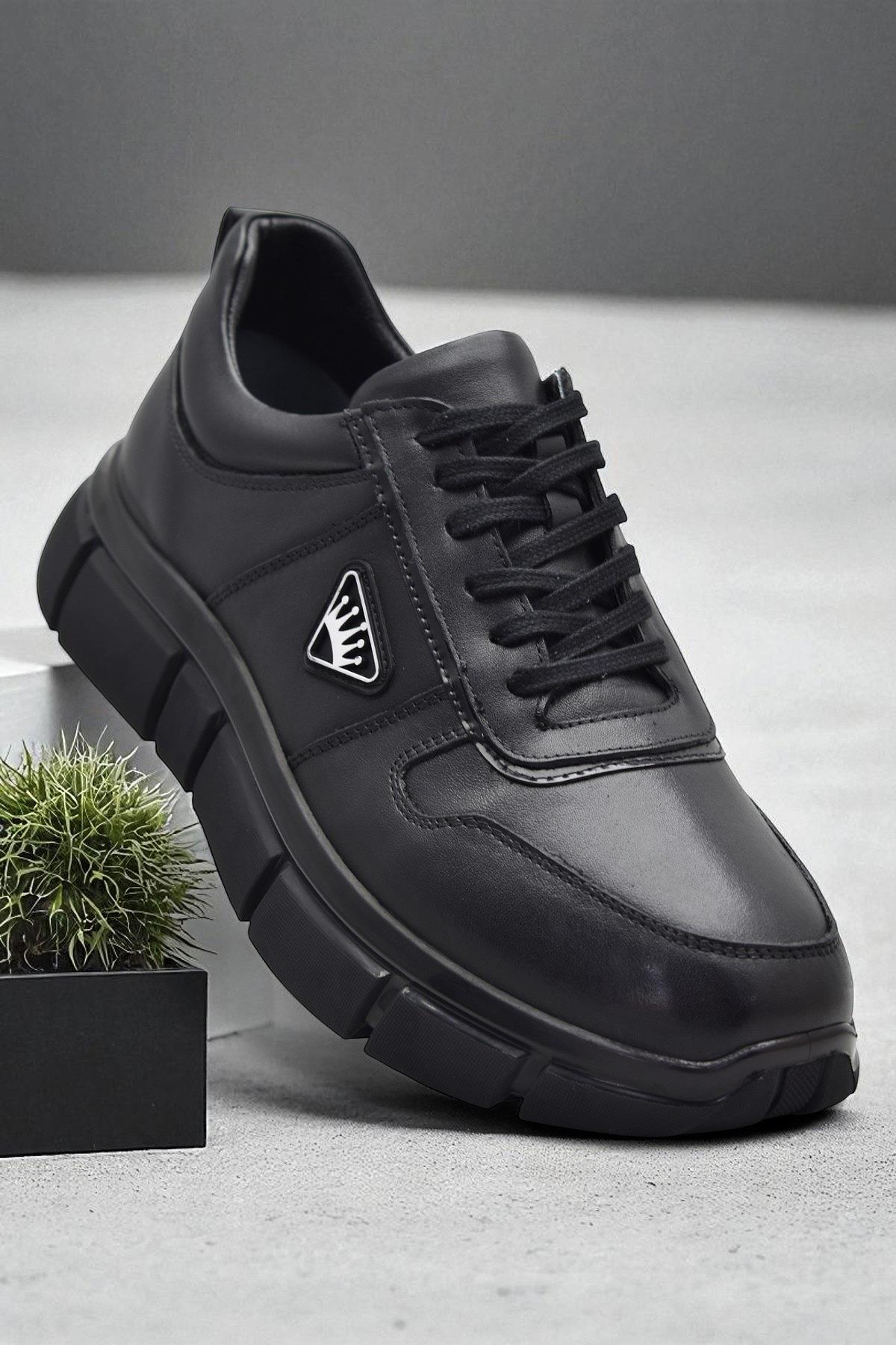 1239 Ortopedik Taban Hakiki Deri Erkek Ayakkabı Mevsimlik Kışlık Erkek Ayakkabı - Görsel 4