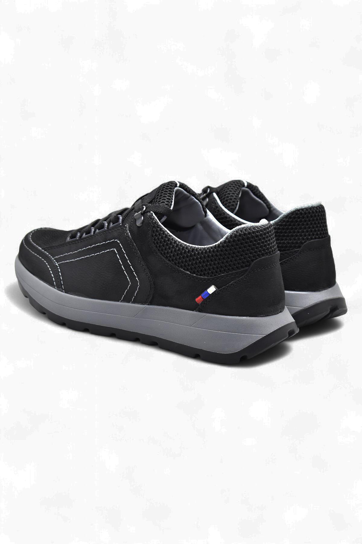 1640 Ortopedik Taban Hakiki Deri Erkek Ayakkabı Mevsimlik Kışlık Erkek Ayakkabı - Görsel 6