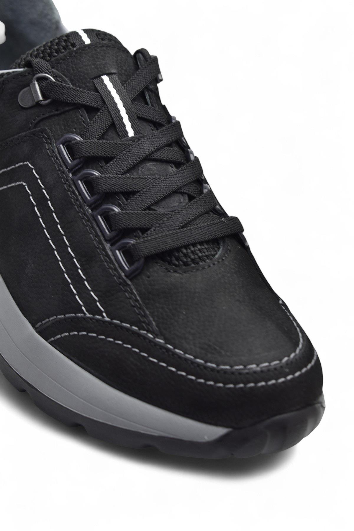 1640 Ortopedik Taban Hakiki Deri Erkek Ayakkabı Mevsimlik Kışlık Erkek Ayakkabı - Görsel 8