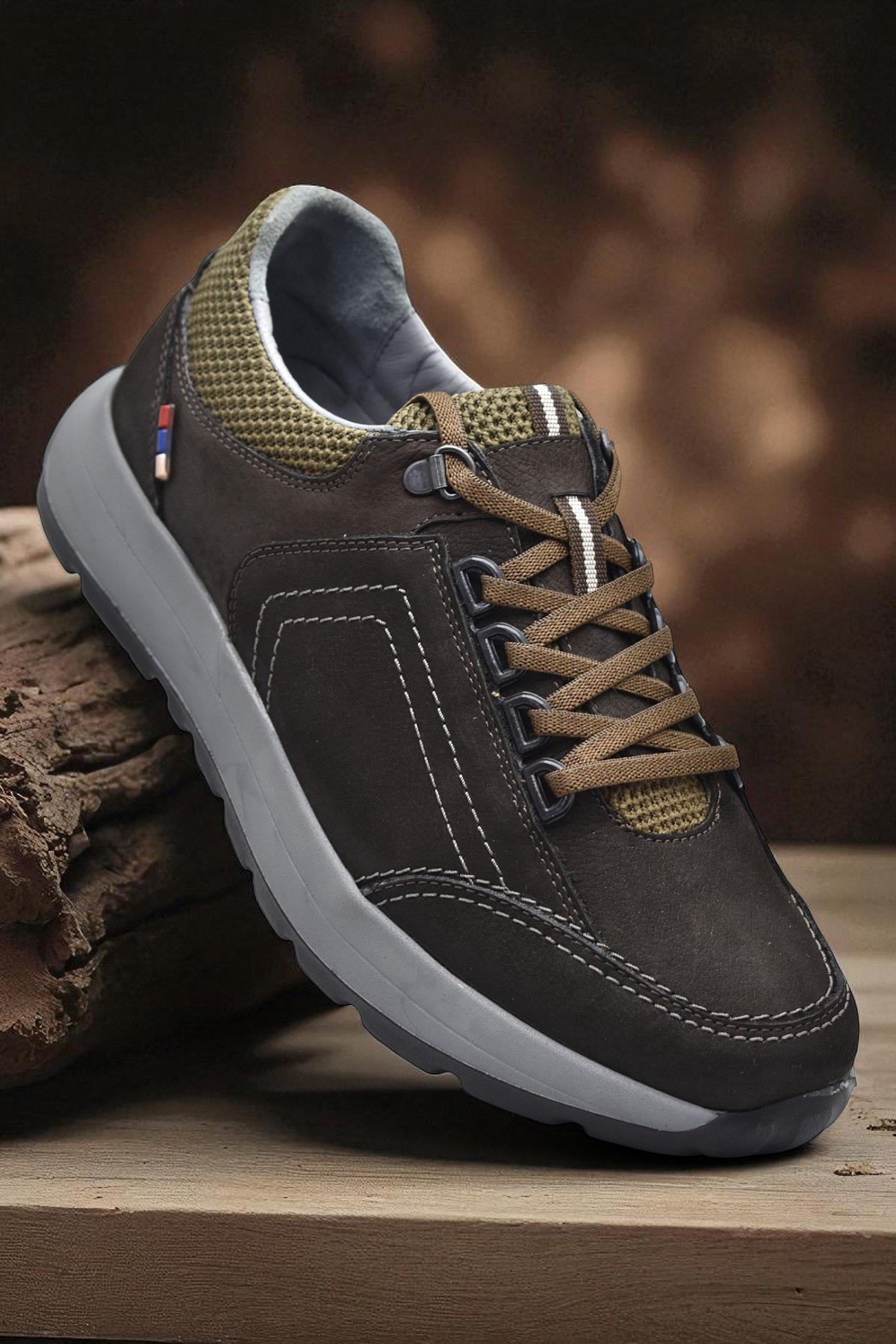 1640 Ortopedik Taban Hakiki Deri Erkek Ayakkabı Mevsimlik Kışlık Erkek Ayakkabı - Görsel 2