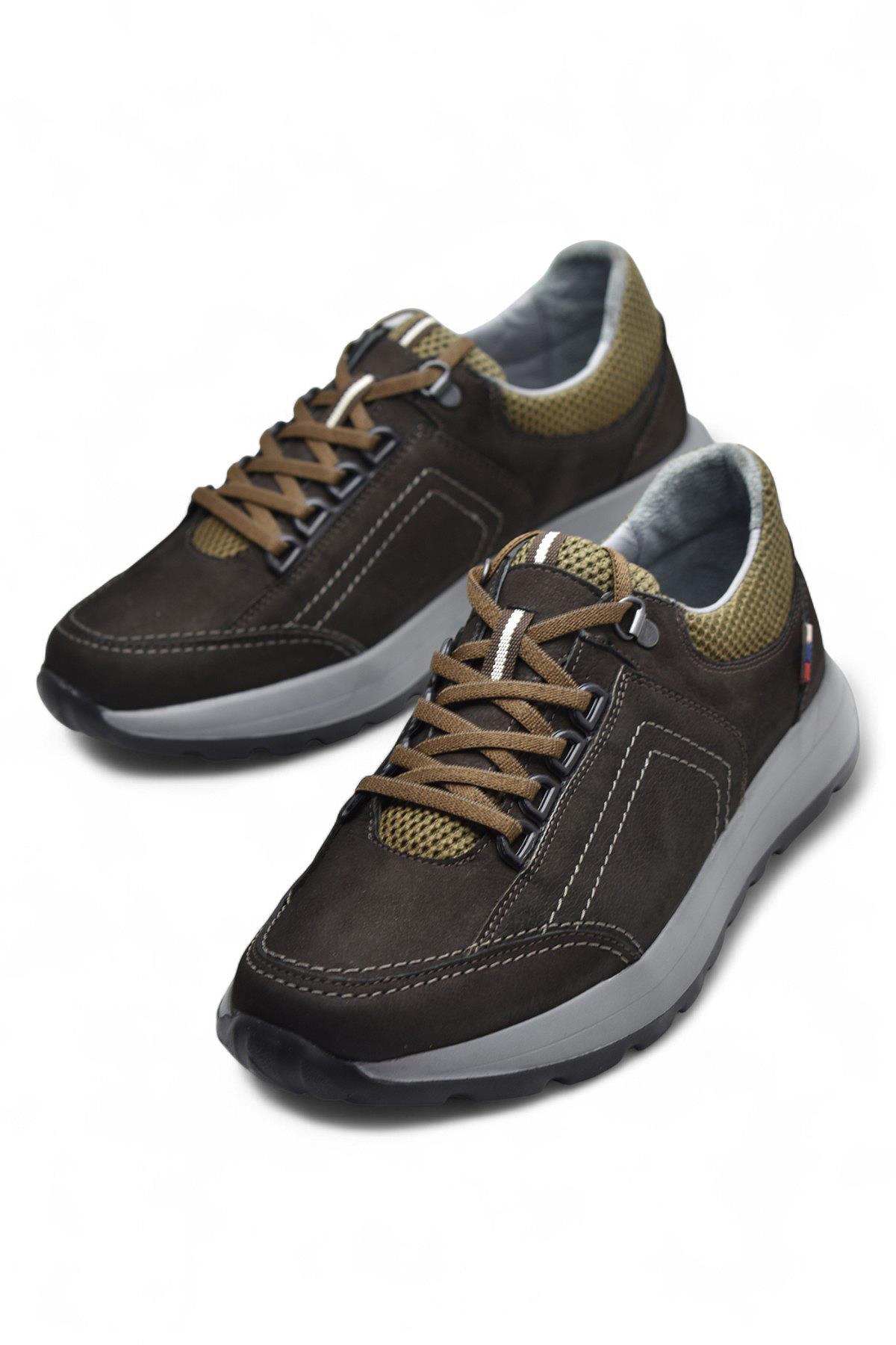 1640 Ortopedik Taban Hakiki Deri Erkek Ayakkabı Mevsimlik Kışlık Erkek Ayakkabı - Görsel 3