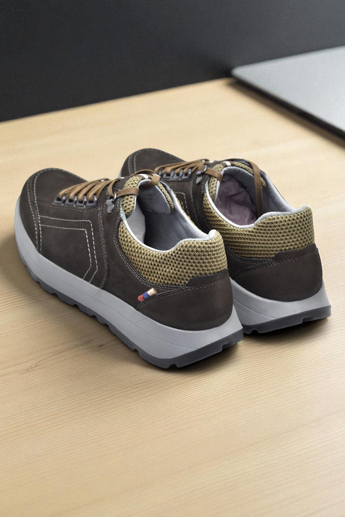 1640 Ortopedik Taban Hakiki Deri Erkek Ayakkabı Mevsimlik Kışlık Erkek Ayakkabı - Görsel 4