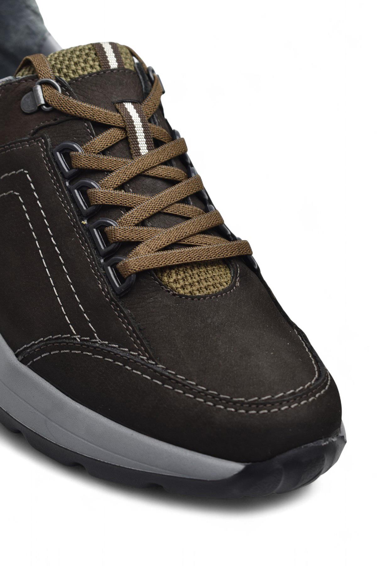 1640 Ortopedik Taban Hakiki Deri Erkek Ayakkabı Mevsimlik Kışlık Erkek Ayakkabı - Görsel 5