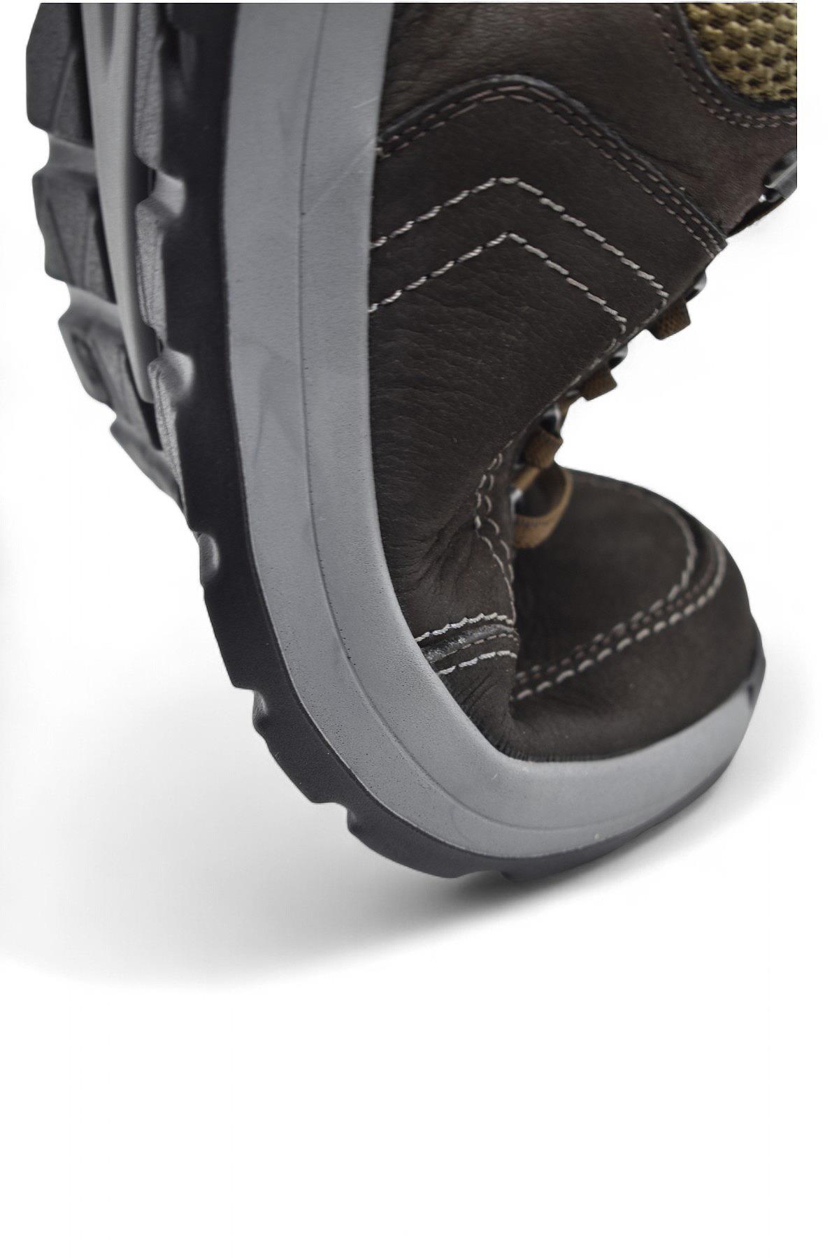 1640 Ortopedik Taban Hakiki Deri Erkek Ayakkabı Mevsimlik Kışlık Erkek Ayakkabı - Görsel 7