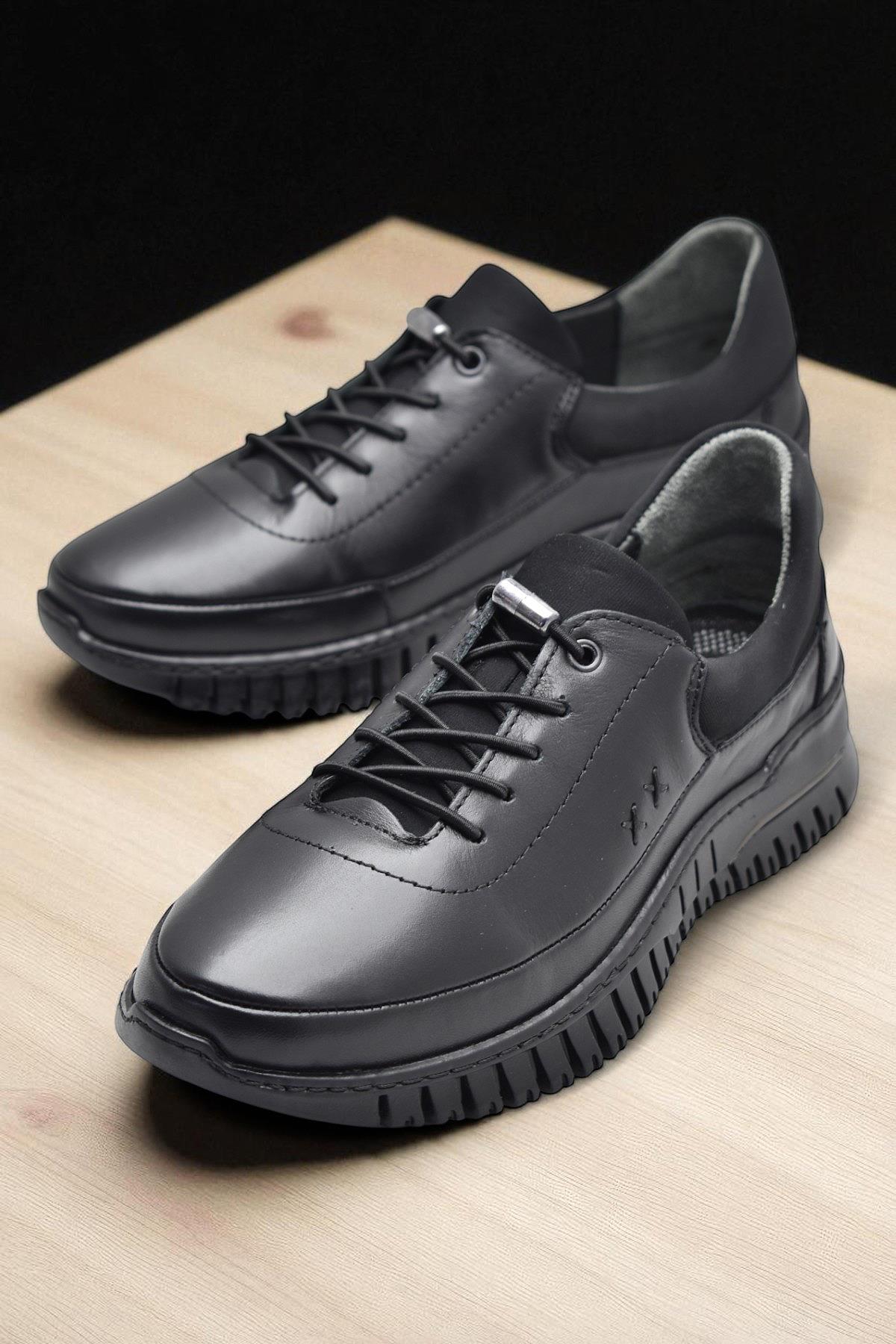 4219 Tam Ortopedik %100 Hakiki Deri Günlük Ayakkabı Kadın Ayakkabı Kaymaz Taban - Görsel 3