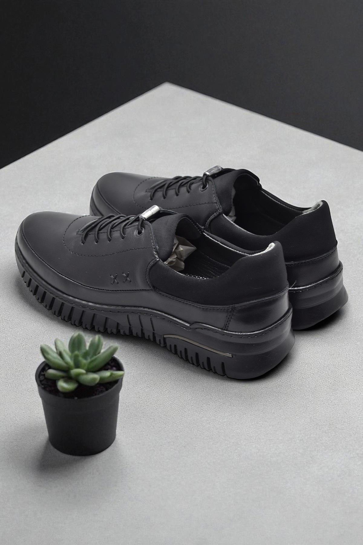 4219 Tam Ortopedik %100 Hakiki Deri Günlük Ayakkabı Kadın Ayakkabı Kaymaz Taban - Görsel 5