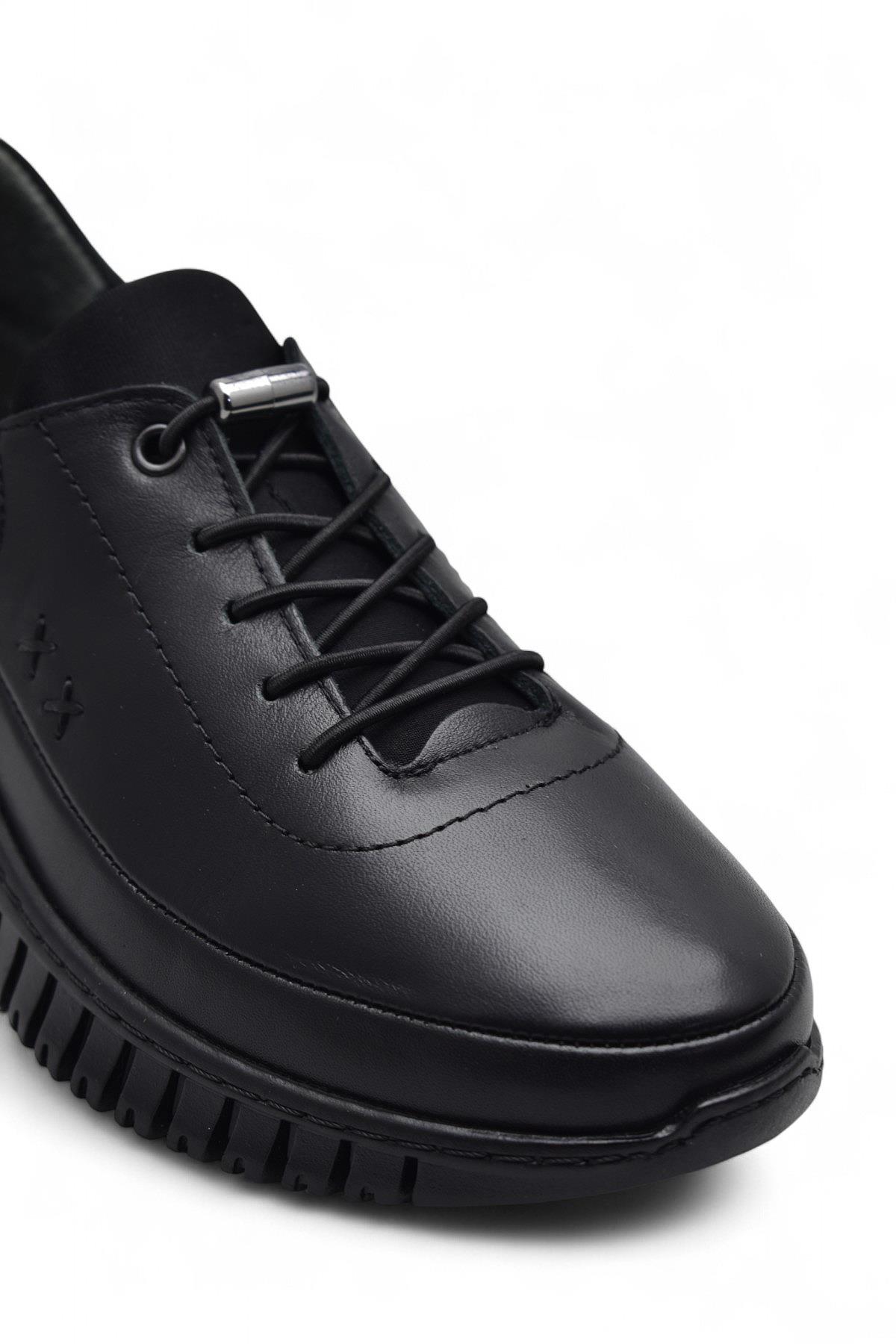 4219 Tam Ortopedik %100 Hakiki Deri Günlük Ayakkabı Kadın Ayakkabı Kaymaz Taban - Görsel 6