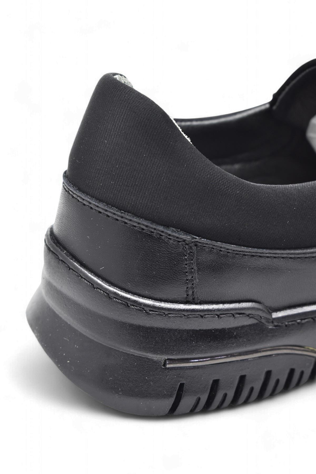 4219 Tam Ortopedik %100 Hakiki Deri Günlük Ayakkabı Kadın Ayakkabı Kaymaz Taban - Görsel 7