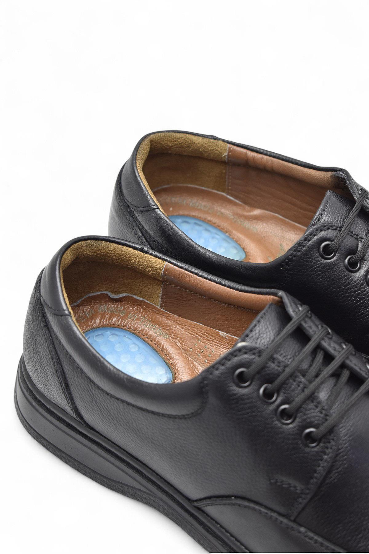 TAB430 Ortopedik Taban Hakiki Deri Erkek Ayakkabı Mevsimlik Baba Ayakkabısı - Görsel 6