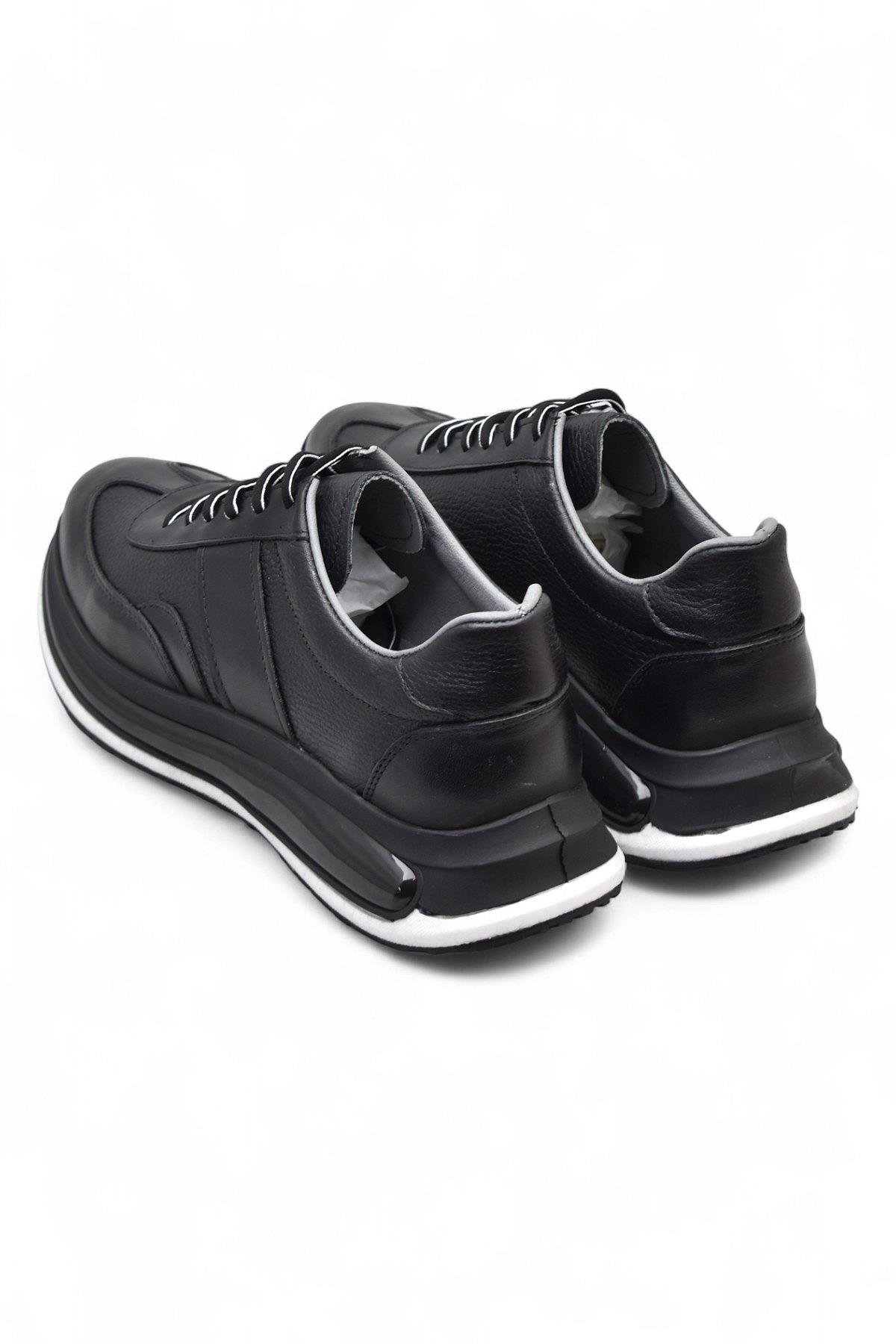 1217-1 Ortopedik Taban Hakiki Deri Günlük Erkek Ayakkabı Kauçuk Taban Casual Ayakkabı - Görsel 6