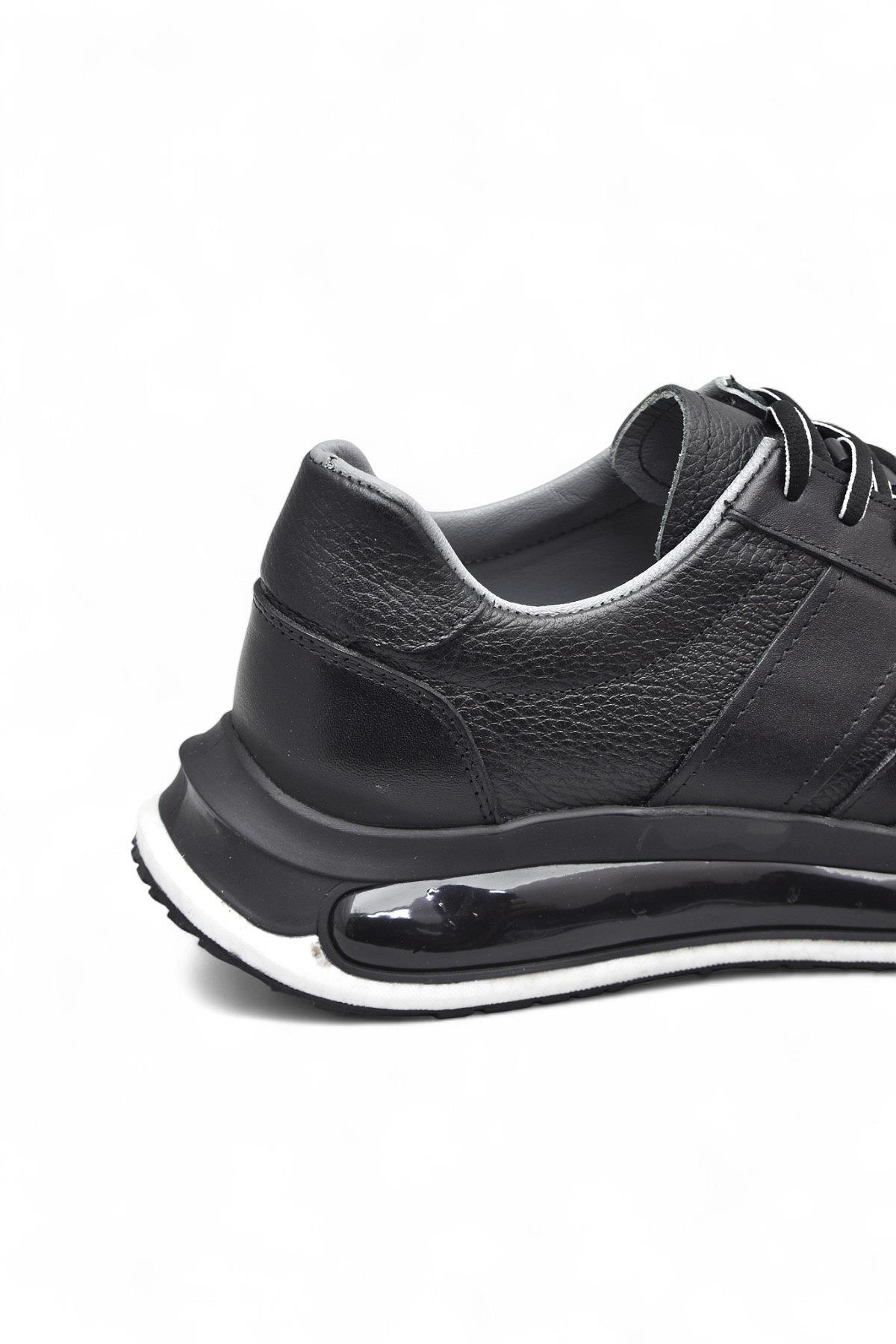 1217-1 Ortopedik Taban Hakiki Deri Günlük Erkek Ayakkabı Kauçuk Taban Casual Ayakkabı - Görsel 8