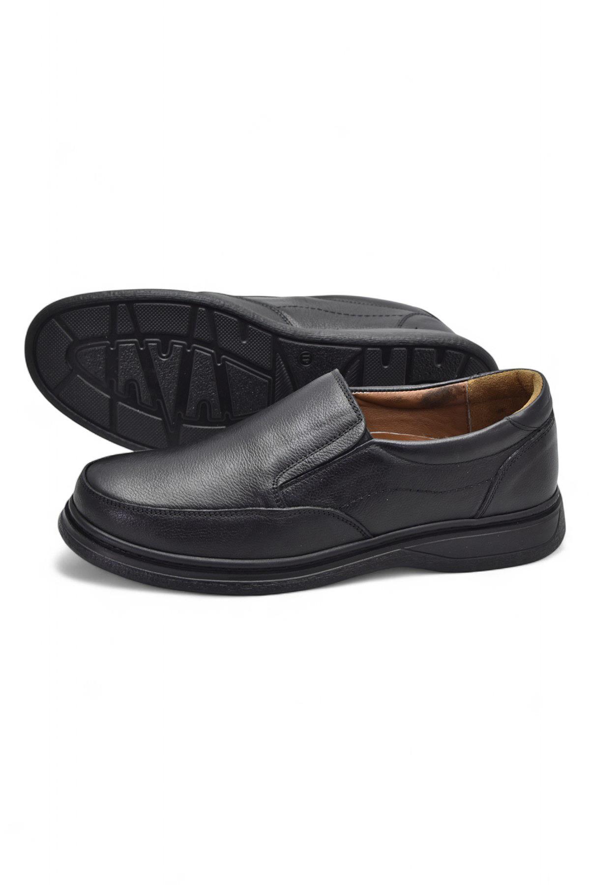 TAB430 Ortopedik Taban Hakiki Deri Erkek Ayakkabı Mevsimlik Baba Ayakkabısı - Görsel 5