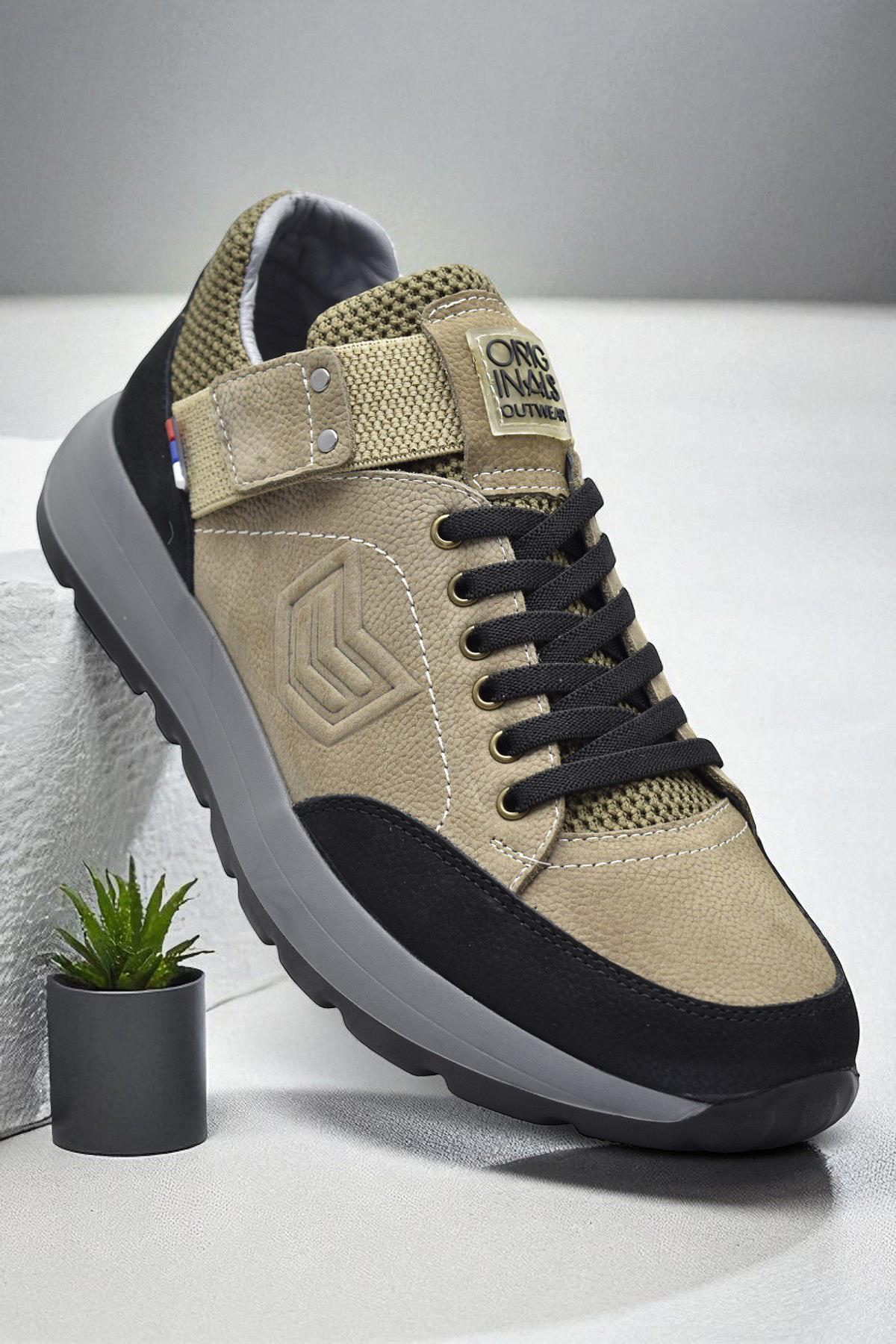 2055 Ortopedik Taban Hakiki Deri Erkek Ayakkabı Mevsimlik Kışlık Erkek Ayakkabı - Görsel 3