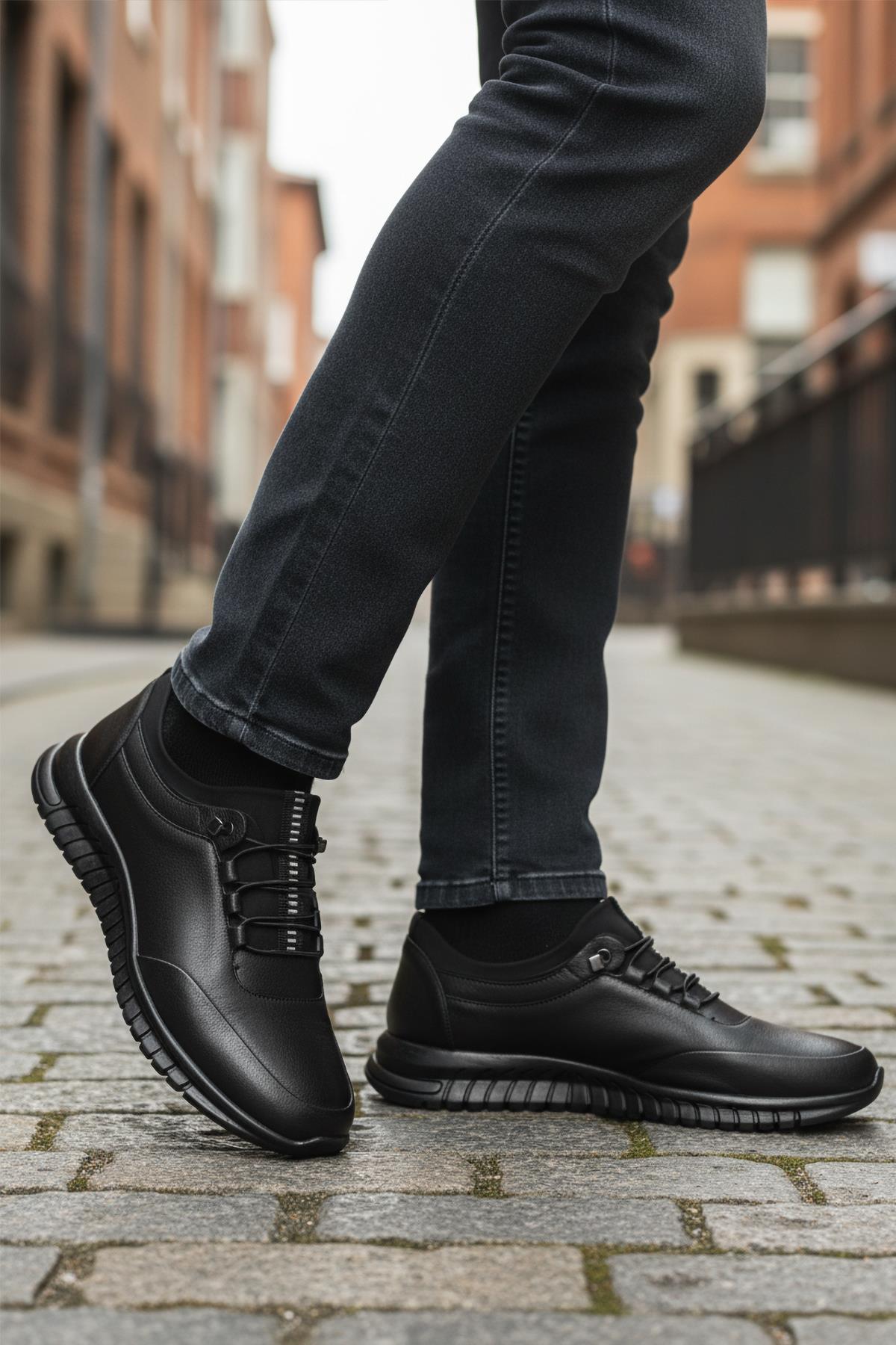 Ayakmod 316 M Bağcıklı Siyah Erkek Günlük Ayakkabı - Görsel 2