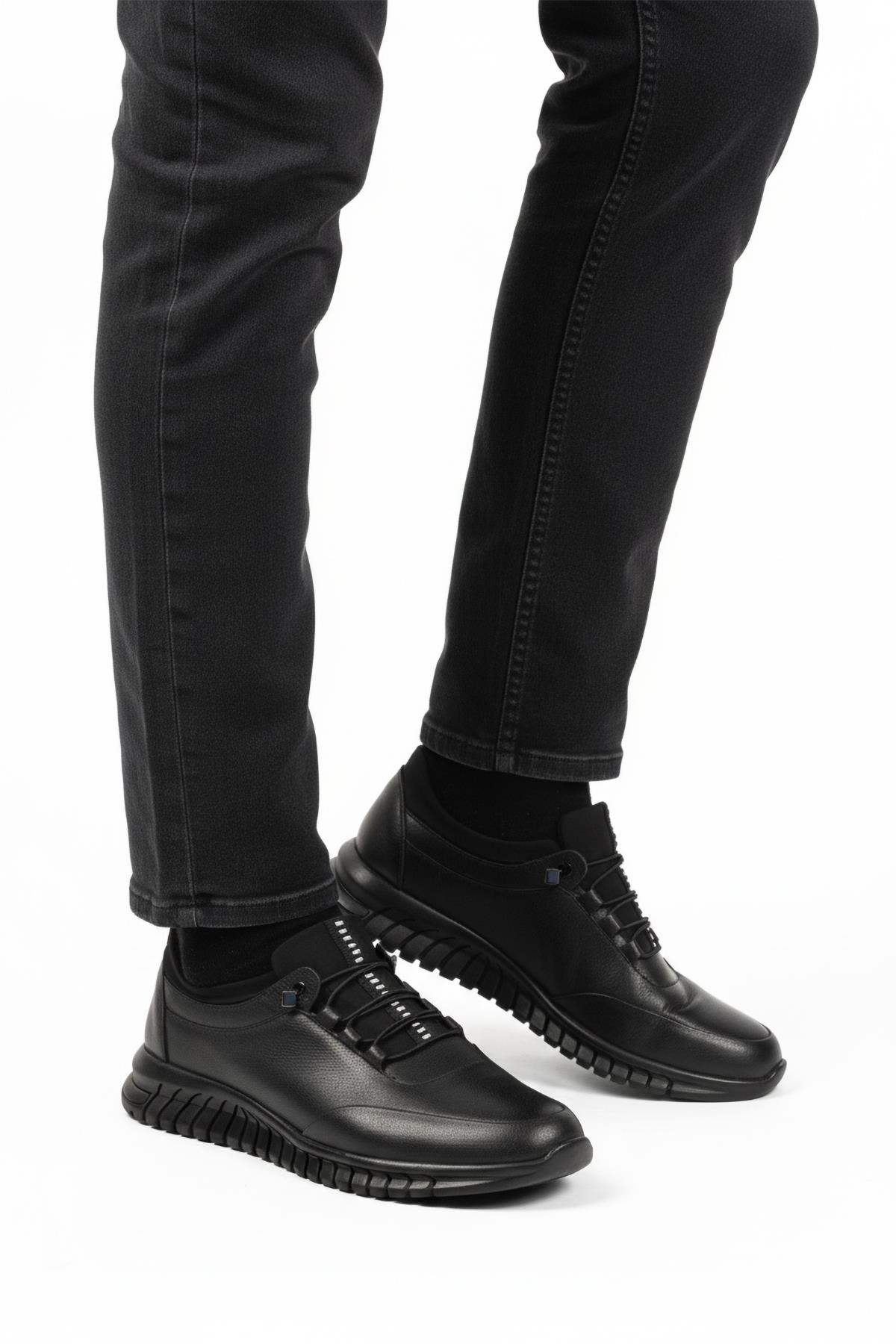 Ayakmod 316 M Bağcıklı Siyah Erkek Günlük Ayakkabı - Görsel 4