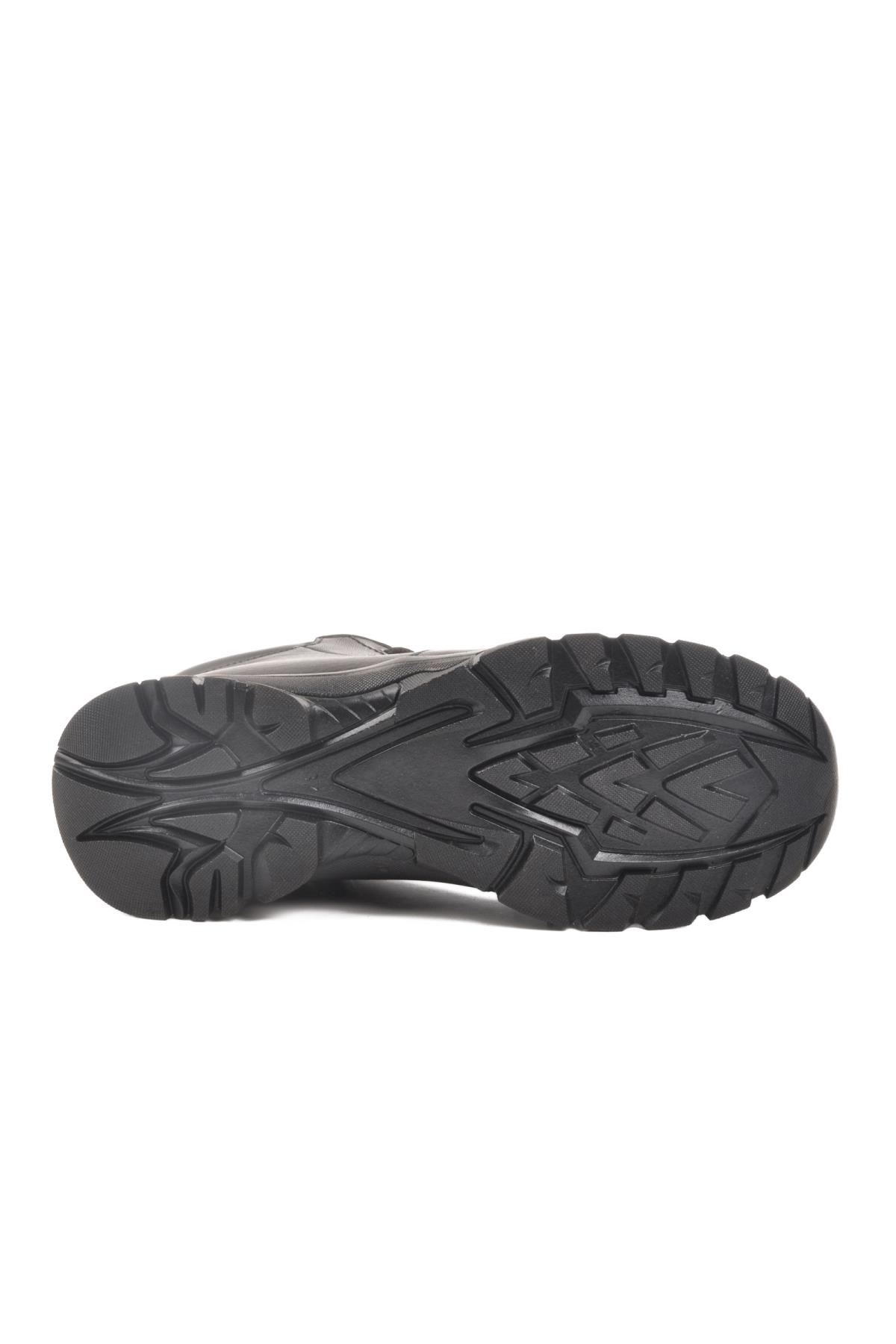 9398 Z Siyah Hakiki Deri Kadın Bot - Görsel 6