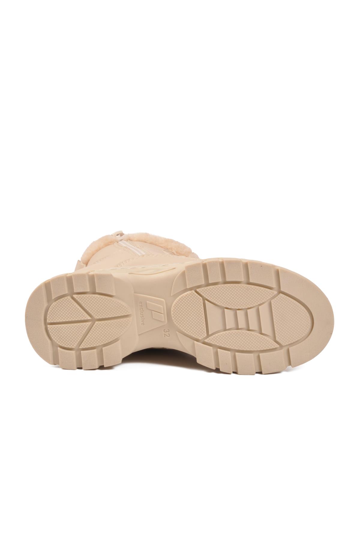 24072 F Bej Kız Çocuk Bot Polact - Görsel 6