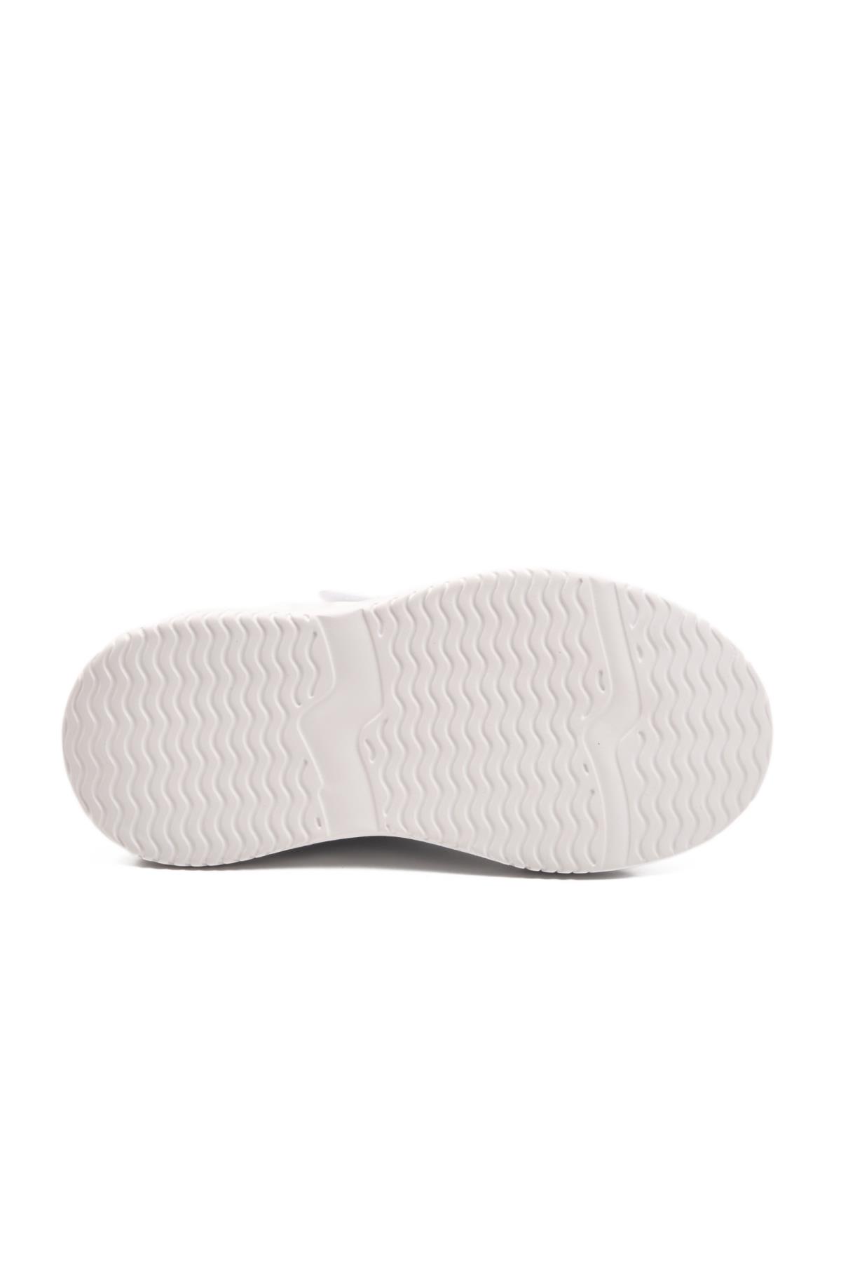 2033 F Beyaz Çocuk Spor Ayakkabı - Görsel 6