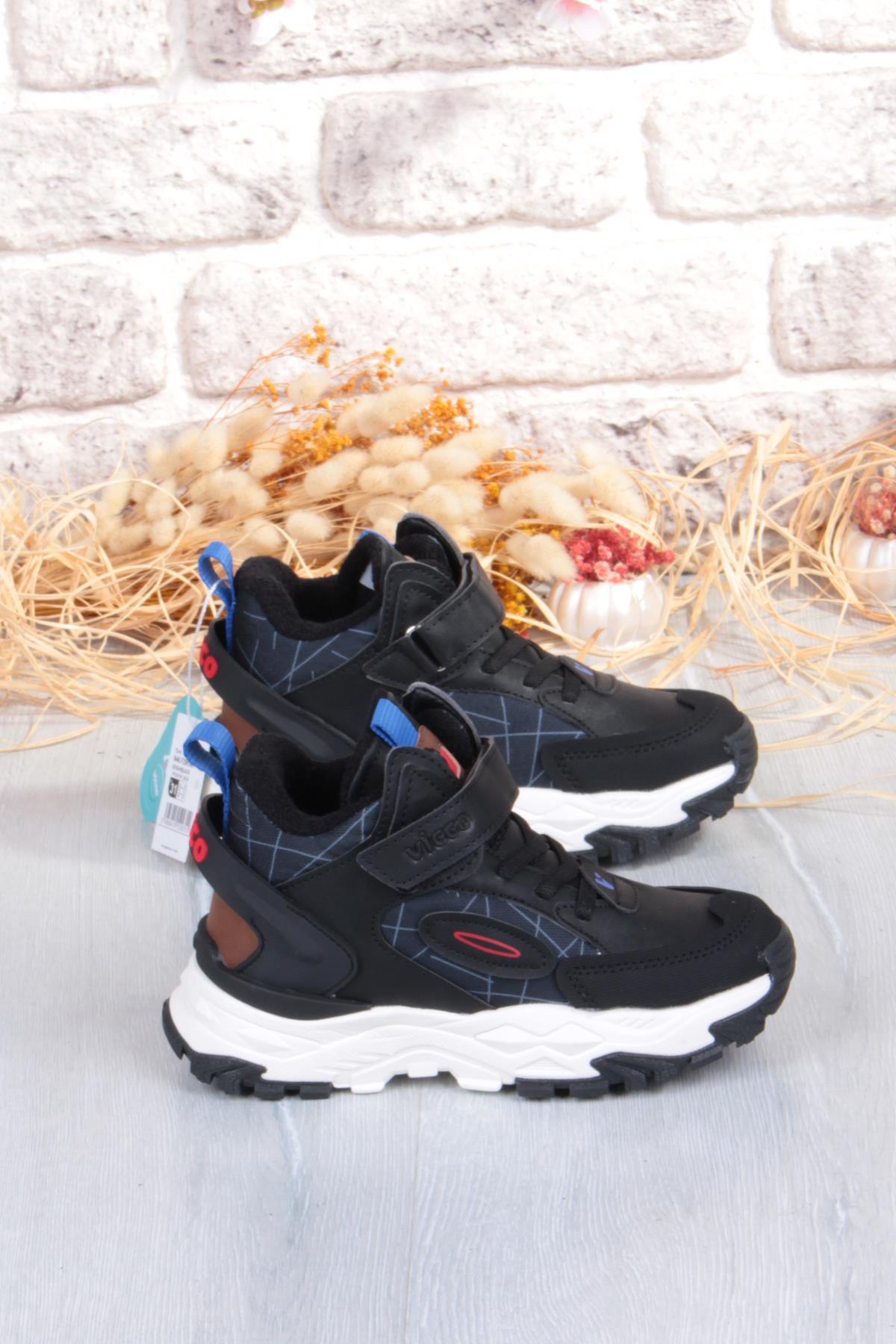 946.F25K.437 Tura Siyah Erkek Çocuk Bot - Görsel 3