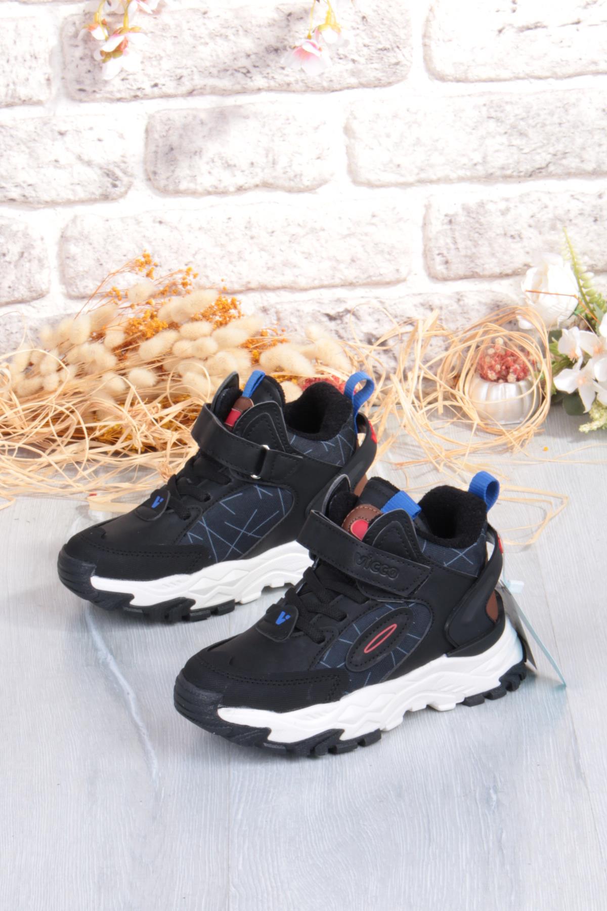 946.F25K.437 Tura Siyah Erkek Çocuk Bot - Görsel 4