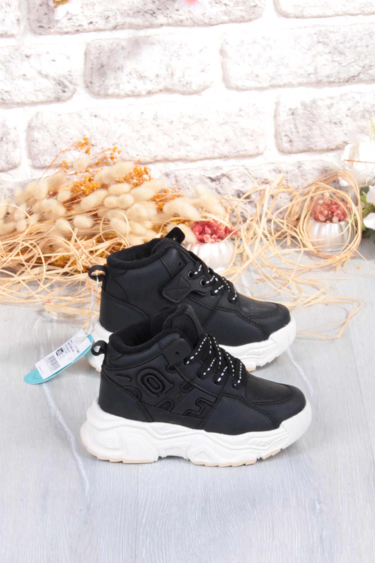 946.P25K.449 Milas Siyah Rahat Hafif Çocuk Bot - Görsel 3