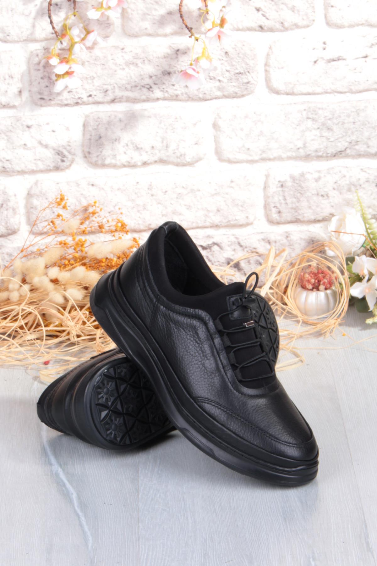 2270 Micro Klima Sistem Hakiki Deri Kauçuk Taban Erkek Ayakkabı - Görsel 8