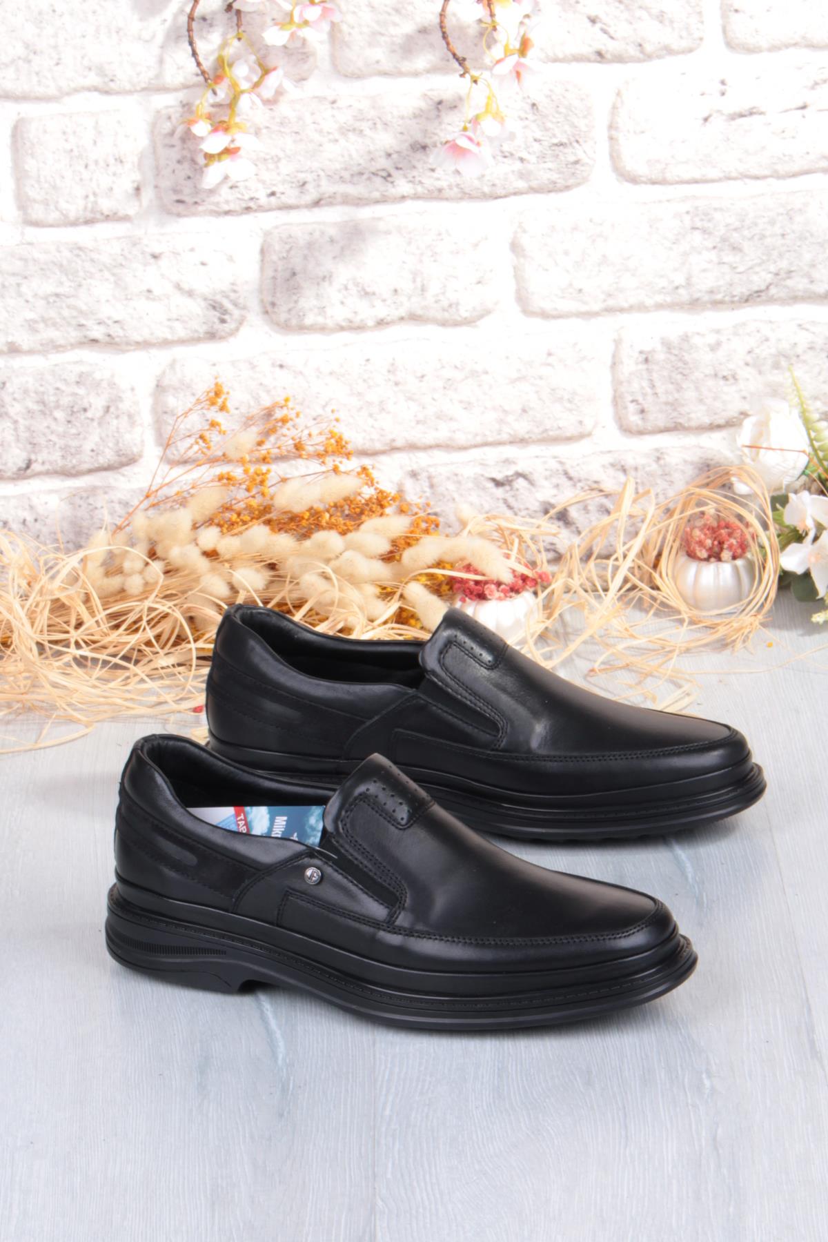 2215 Micro Klima Sistem Hakiki Deri Kauçuk Taban Erkek Ayakkabı - Görsel 2