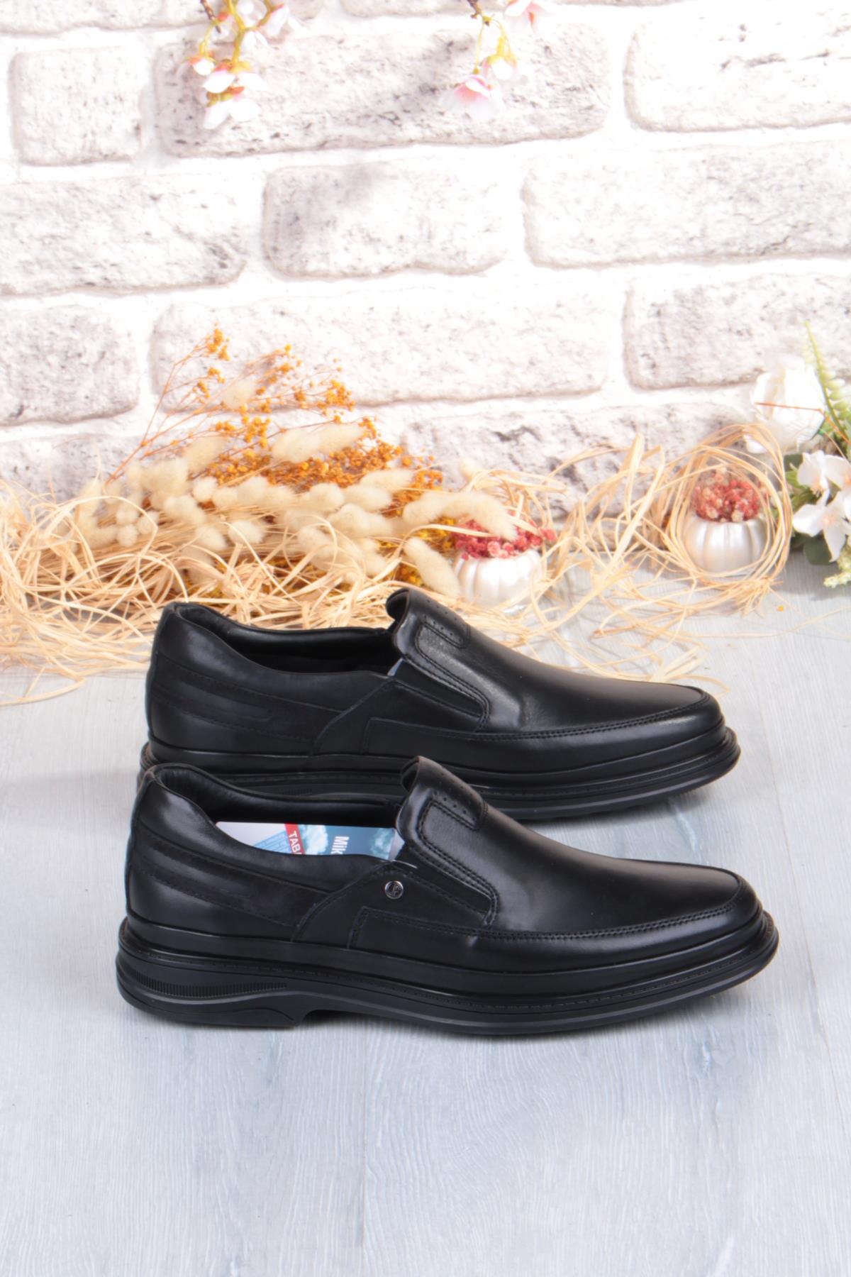 2215 Micro Klima Sistem Hakiki Deri Kauçuk Taban Erkek Ayakkabı - Görsel 3