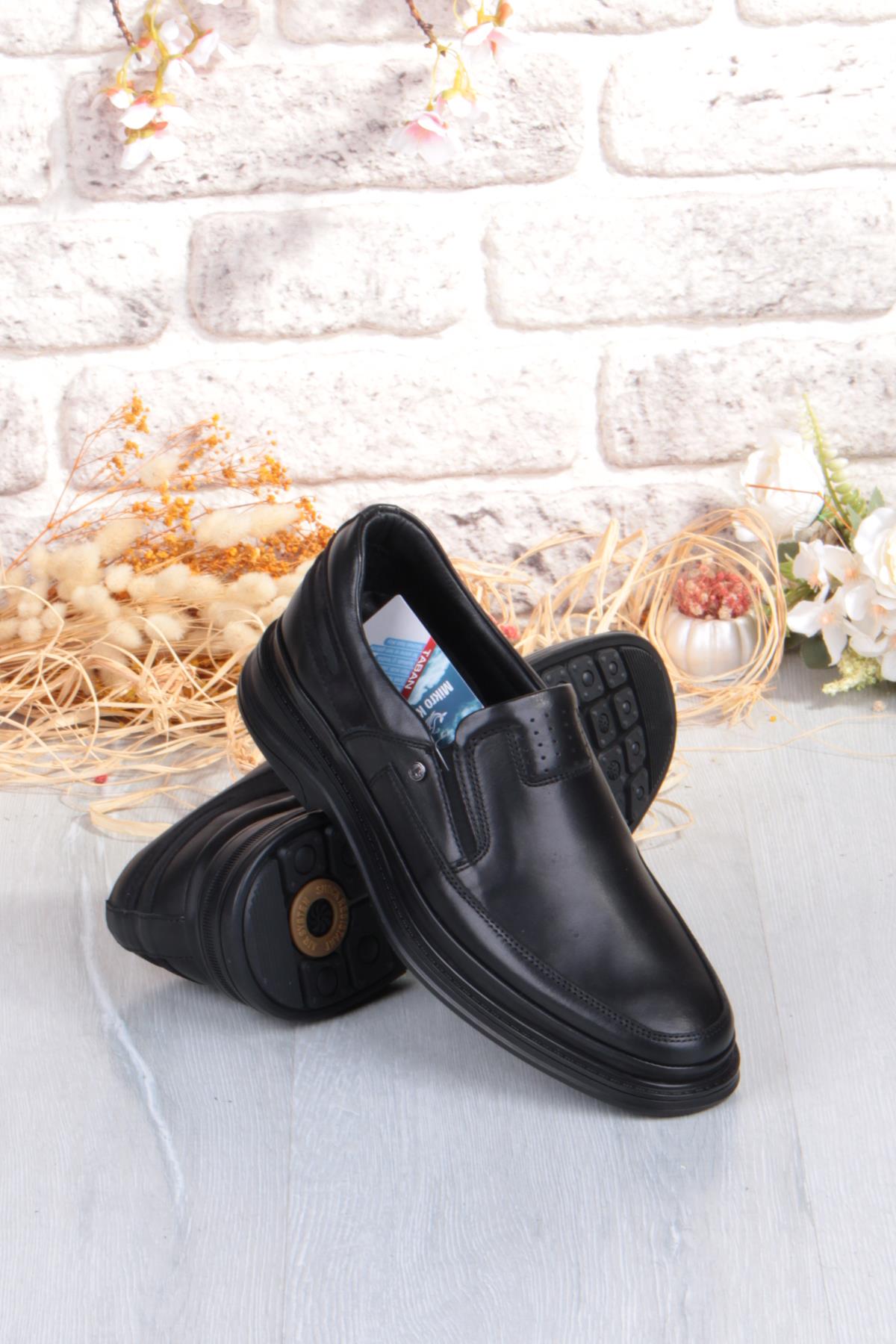 2215 Micro Klima Sistem Hakiki Deri Kauçuk Taban Erkek Ayakkabı - Görsel 8