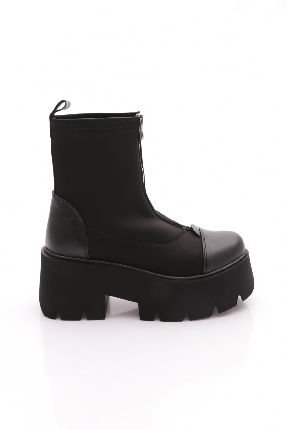 Pm08-K606 Kadin Fermuar Detayli Bot - Görsel 2