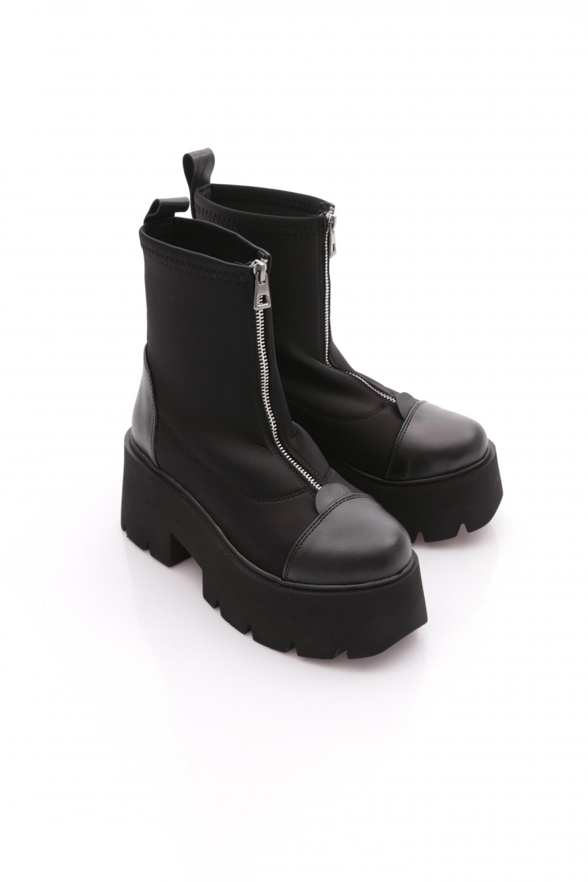 Pm08-K606 Kadin Fermuar Detayli Bot - Görsel 3