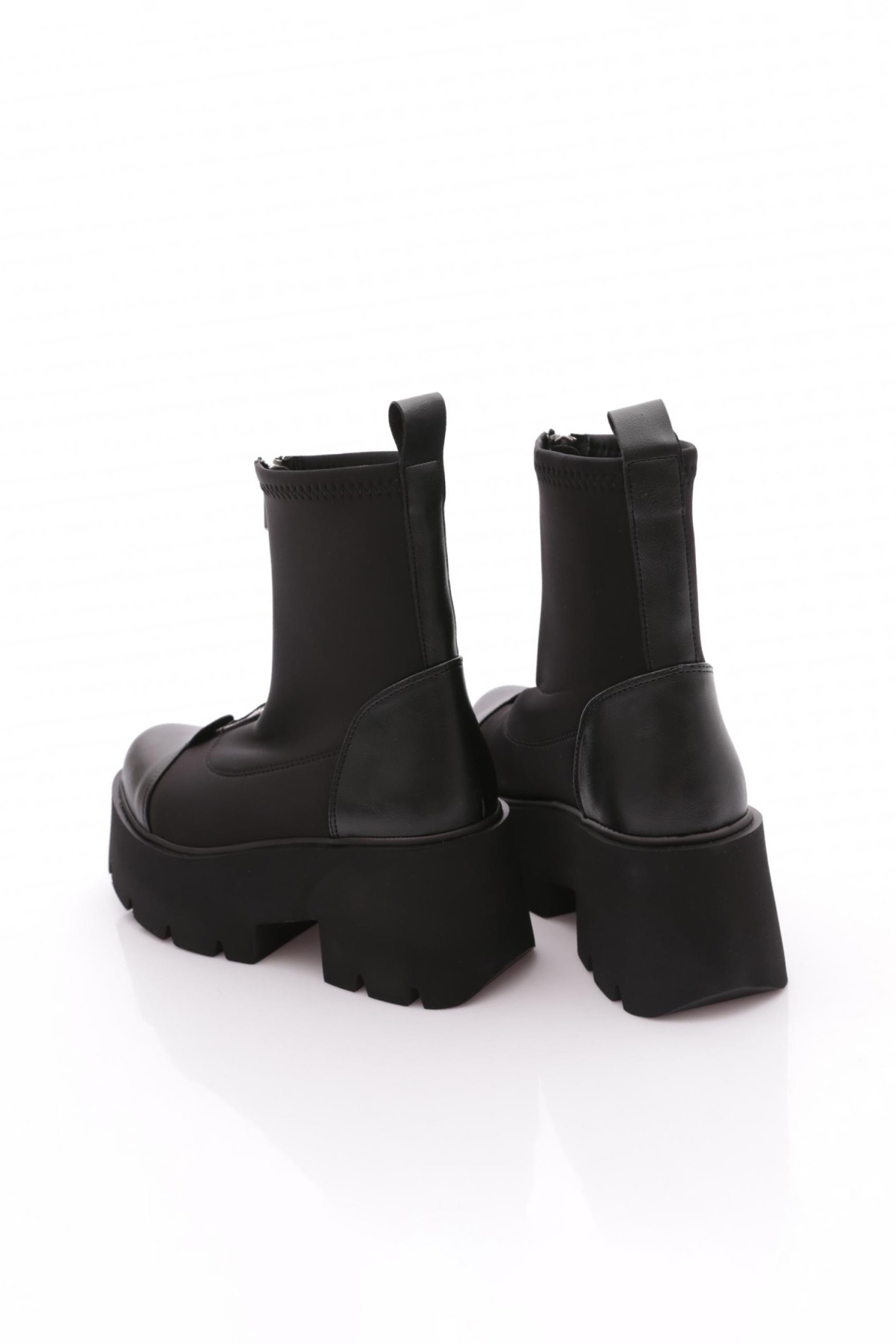 Pm08-K606 Kadin Fermuar Detayli Bot - Görsel 4