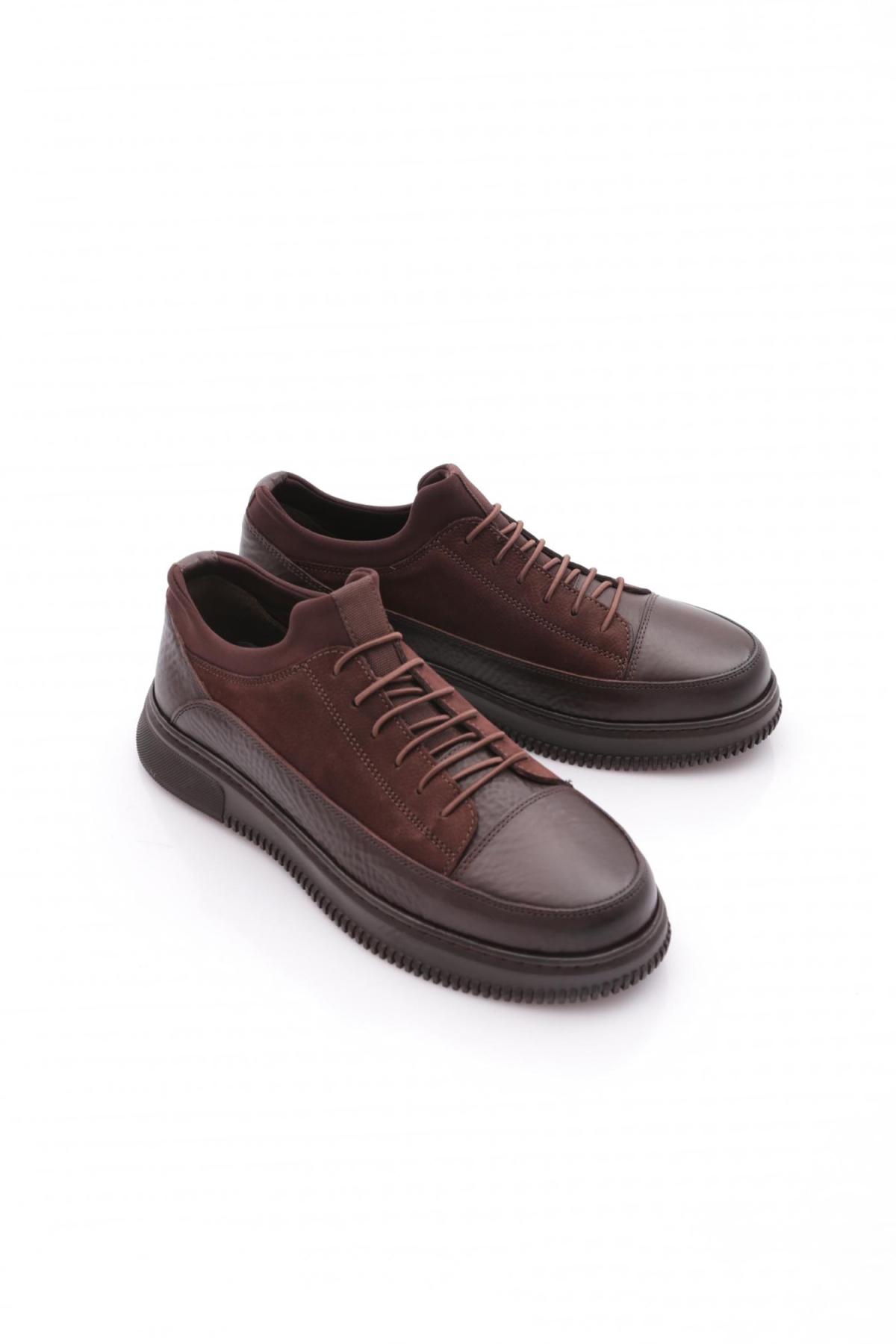 1502 Erkek Bağcikli Sneakers Ayakkabi - Görsel 3