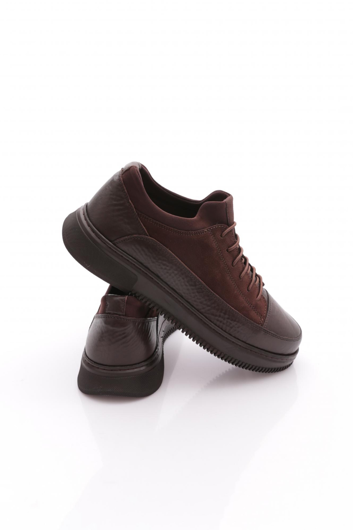 1502 Erkek Bağcikli Sneakers Ayakkabi - Görsel 4