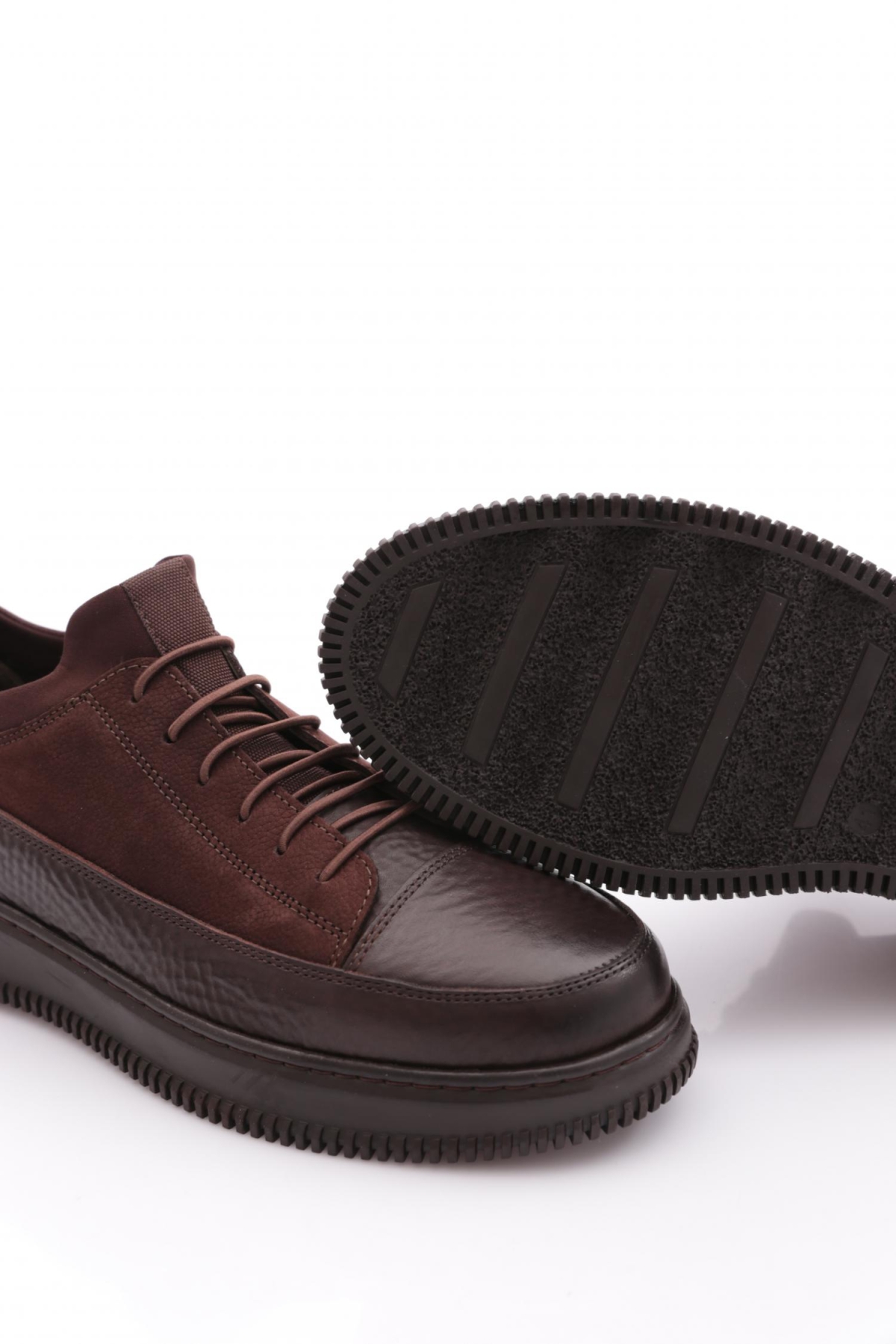 1502 Erkek Bağcikli Sneakers Ayakkabi - Görsel 5