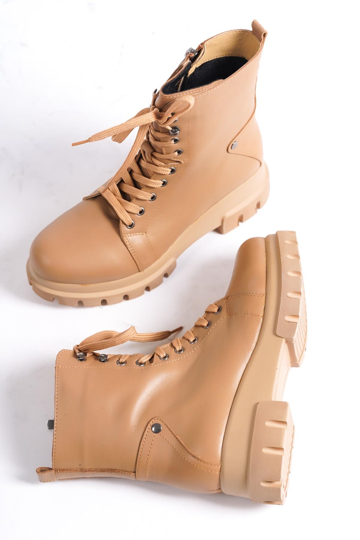 Paradise Ten Mat Hakiki Deri Postal Hafif Günlük Bot - Görsel 3