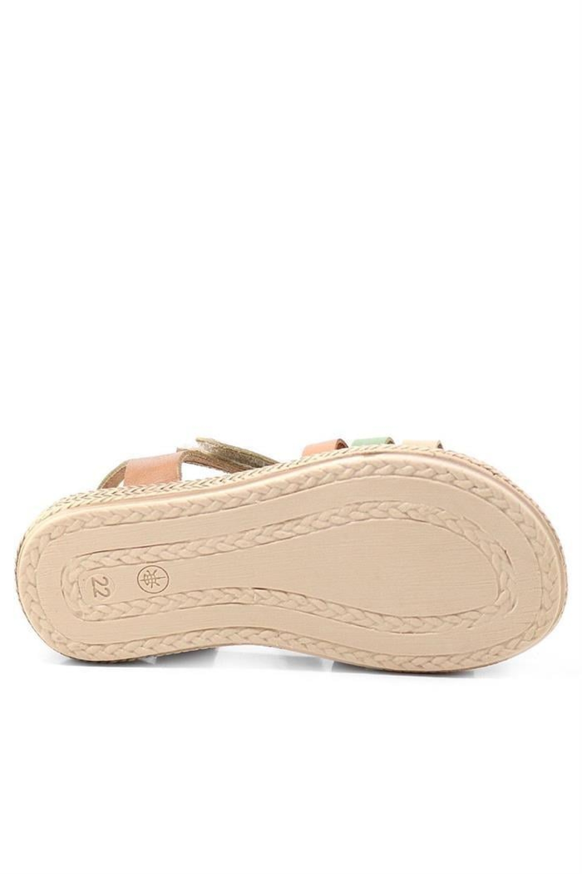 Artico Bellini Hakiki Deri Taba Vaketa Kız Bebek Çocuk Sandalet - Görsel 8