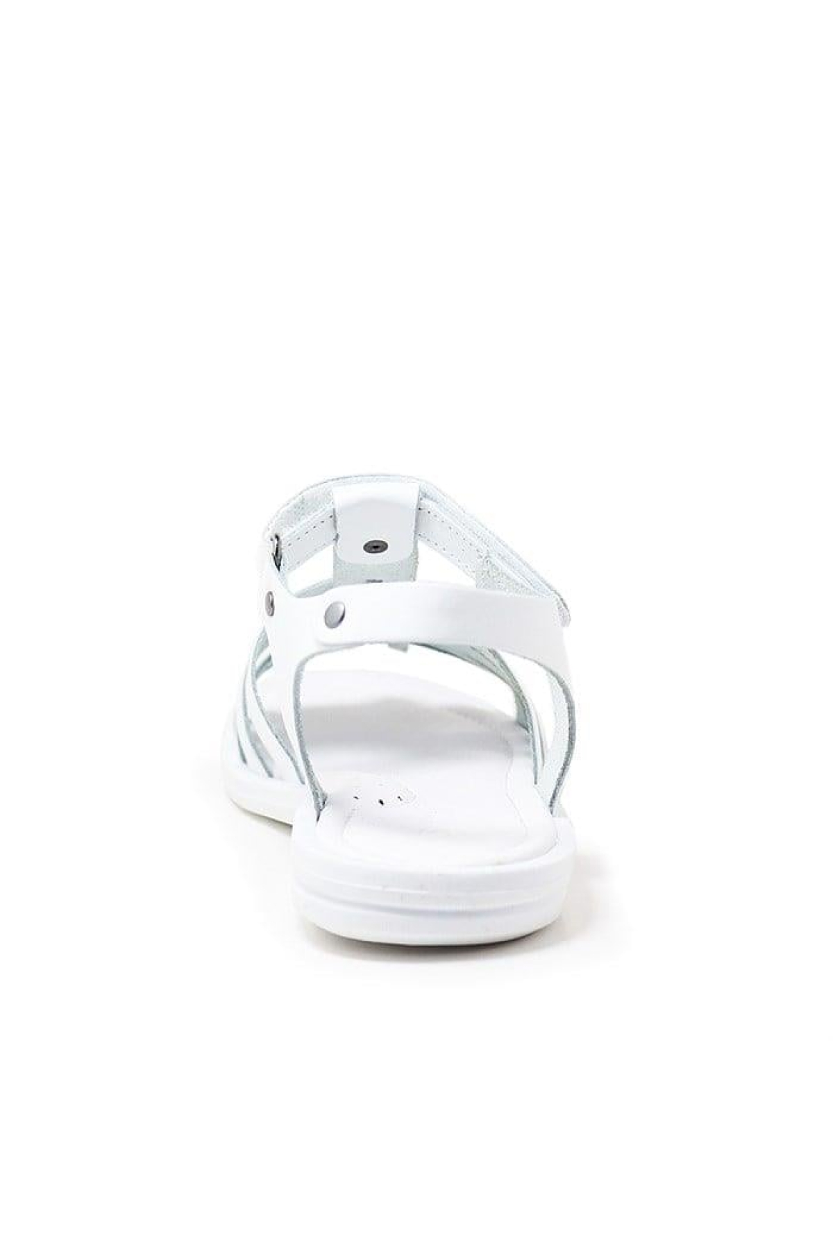 Artico Bellini Beyaz Hakiki Deri Vaketa Kız Çocuk Sandalet - Görsel 6