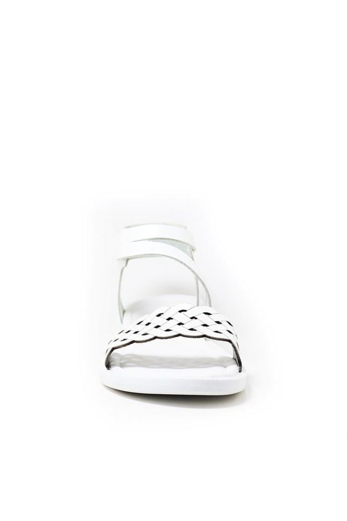 Artico Etoile Hakiki Deri Beyaz Vaketa Kız Çocuk Sandalet - Görsel 5