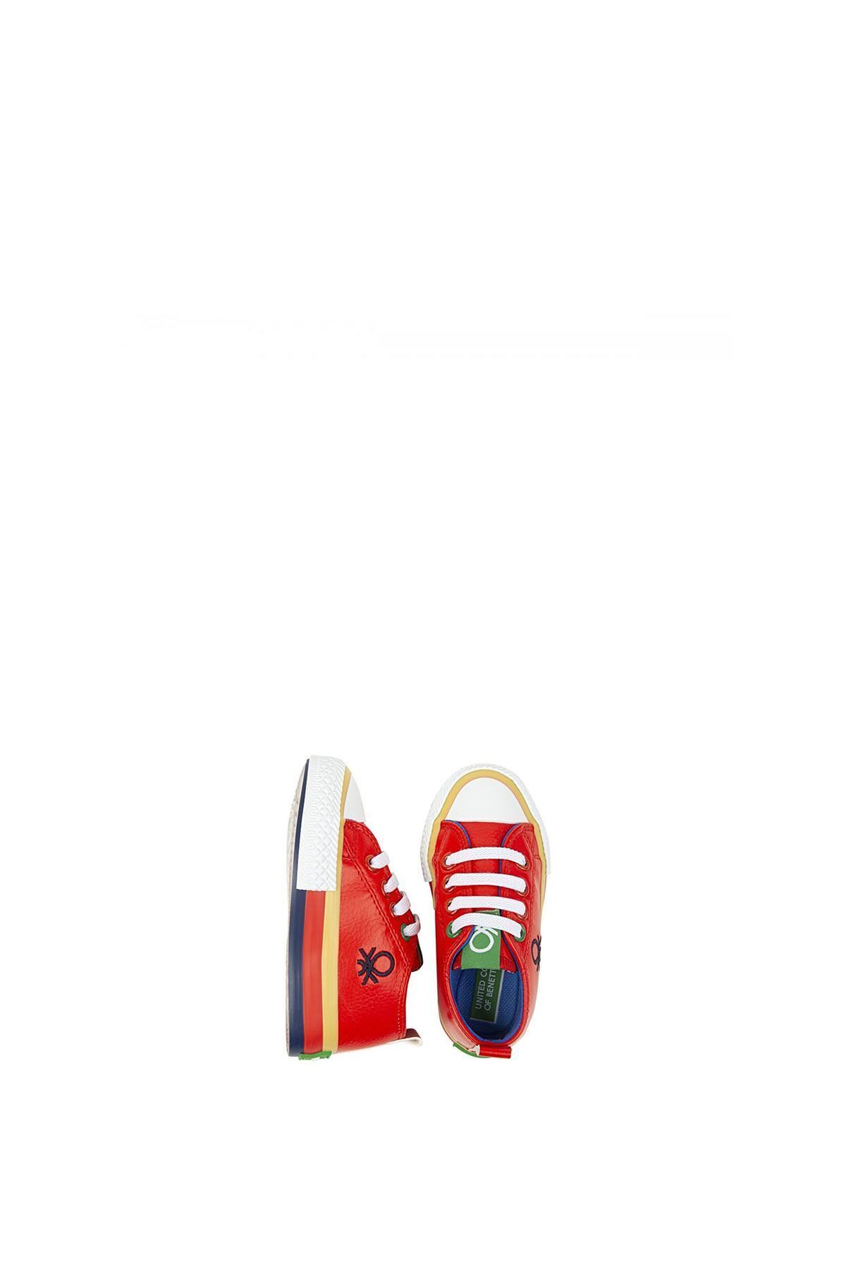 Renkli Tabanlı Çocuk Sneakers - Görsel 4