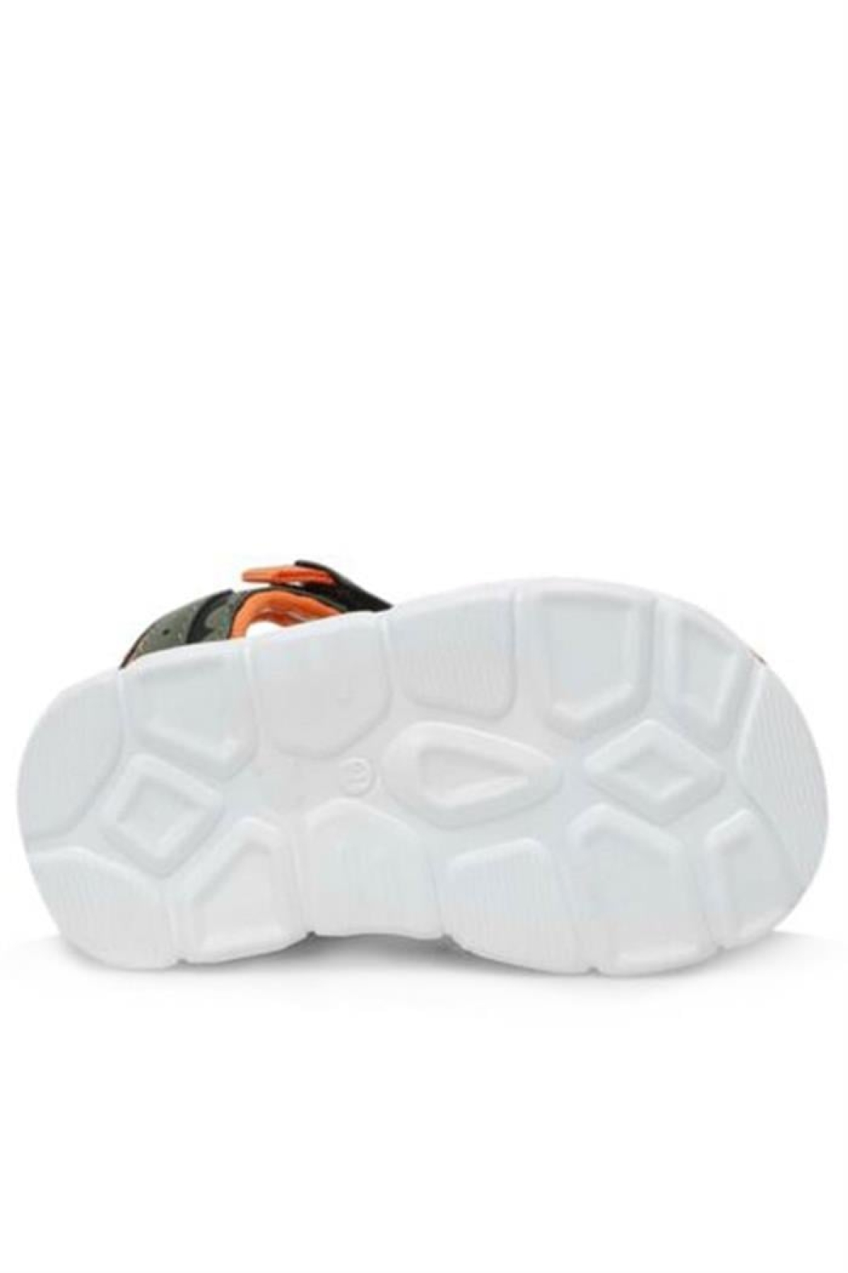 Haki Yeşil Turuncu Bebek Sandalet Ayakkabı - Görsel 3